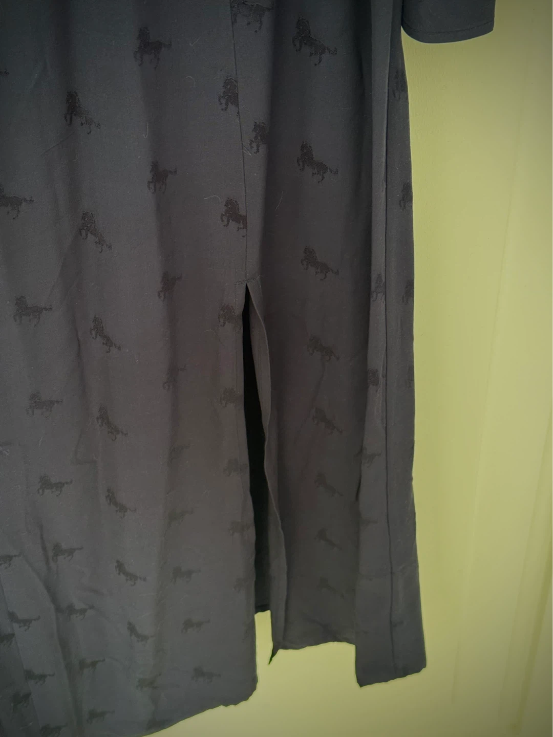 & Other Stories Navy Horse Print Midi Dress US 2 - photo 4