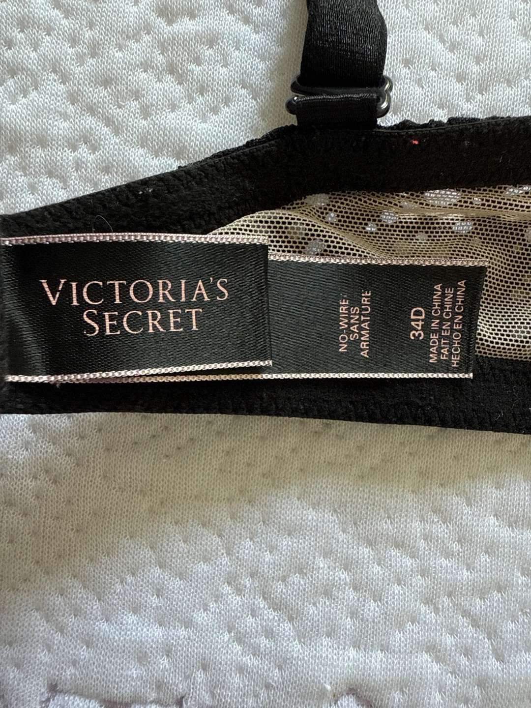 Victoria's Secret 34D Black Lace Bra - photo 3