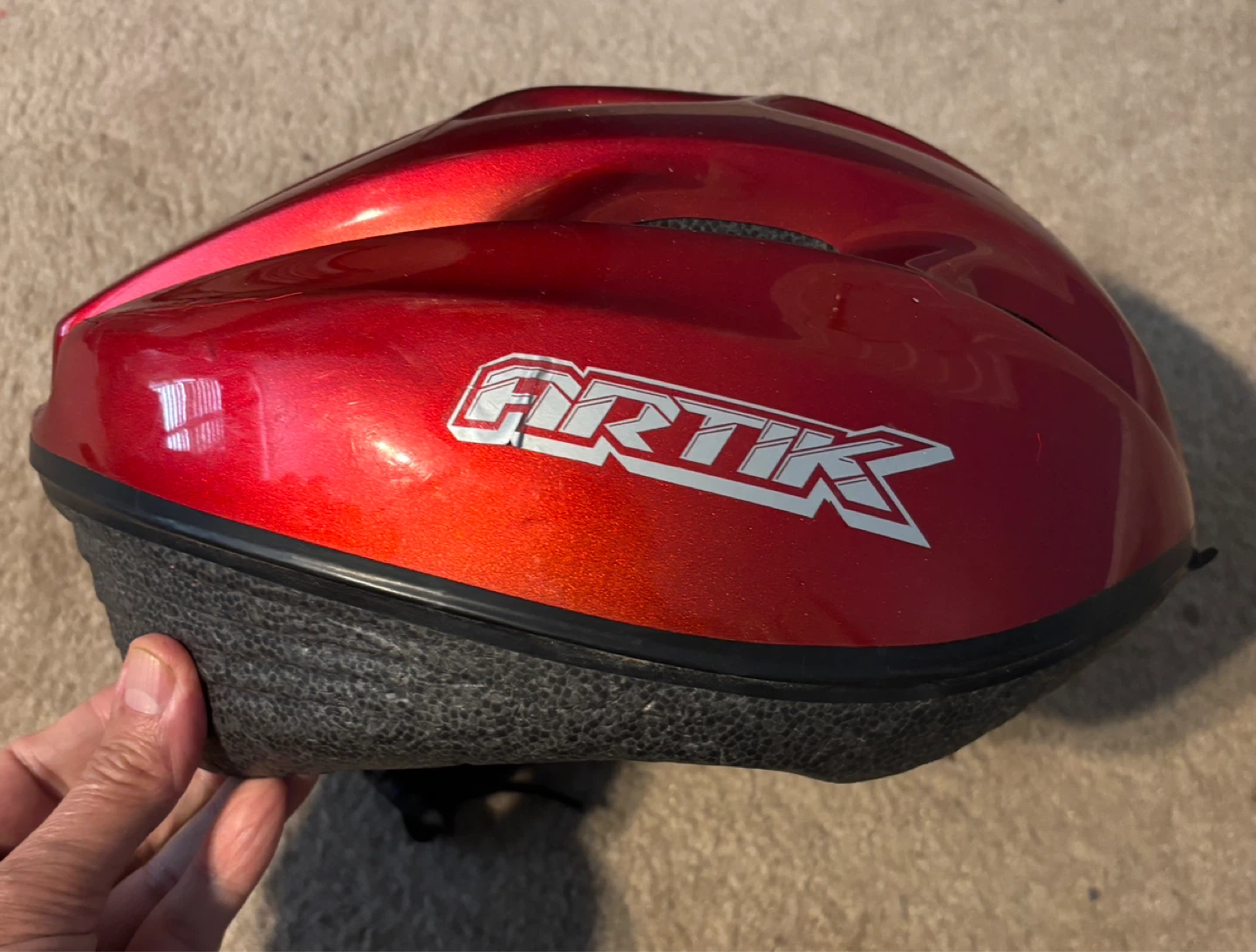 Supercycle Artic Kids Bike Helmet - Red (size S/M) - photo 5