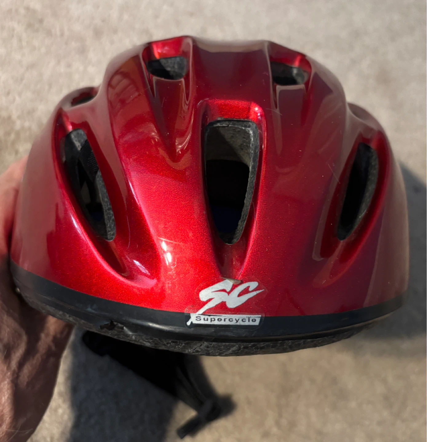 Supercycle Artic Kids Bike Helmet - Red (size S/M) - photo 3