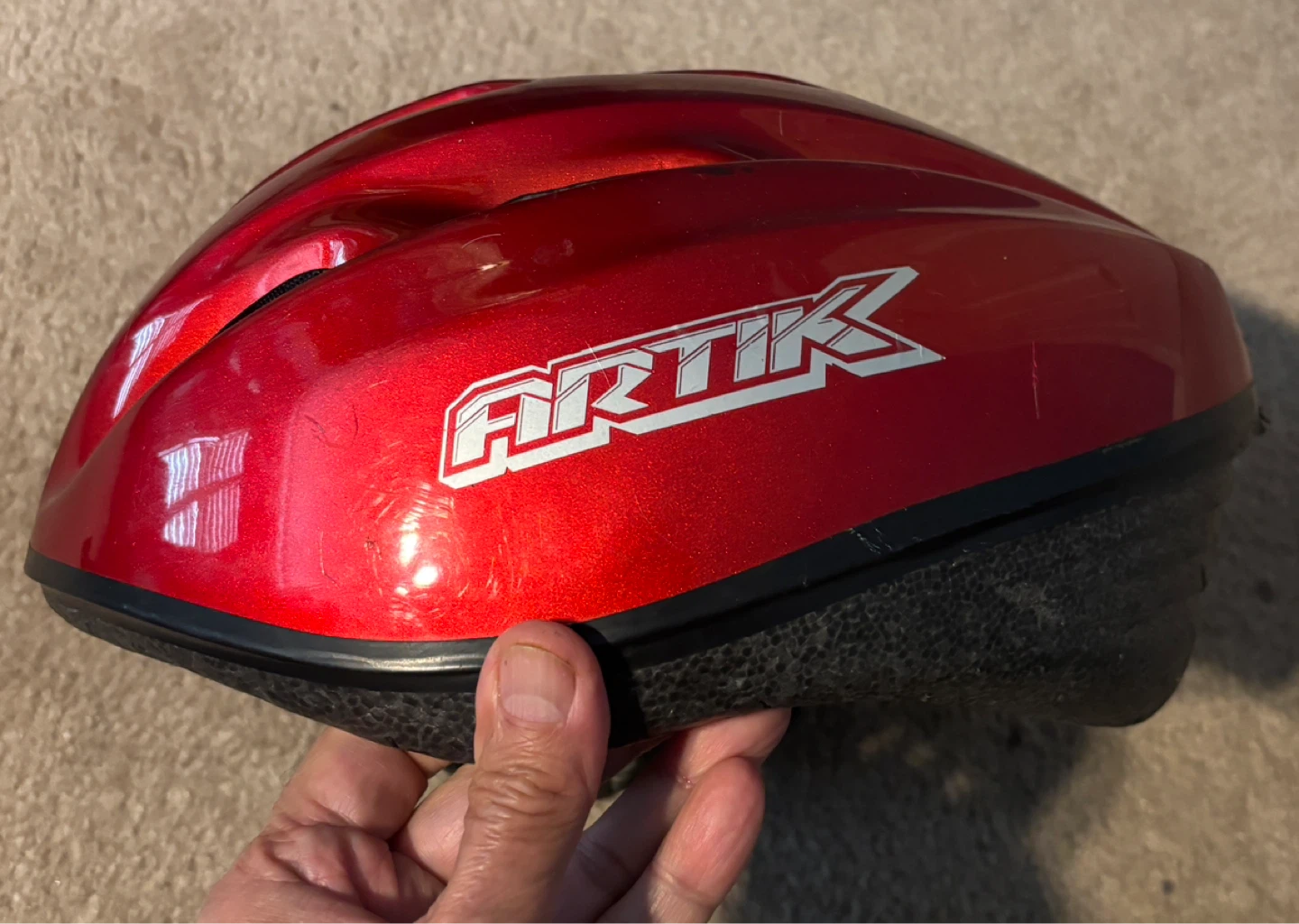 Supercycle Artic Kids Bike Helmet - Red (size S/M) - photo 4
