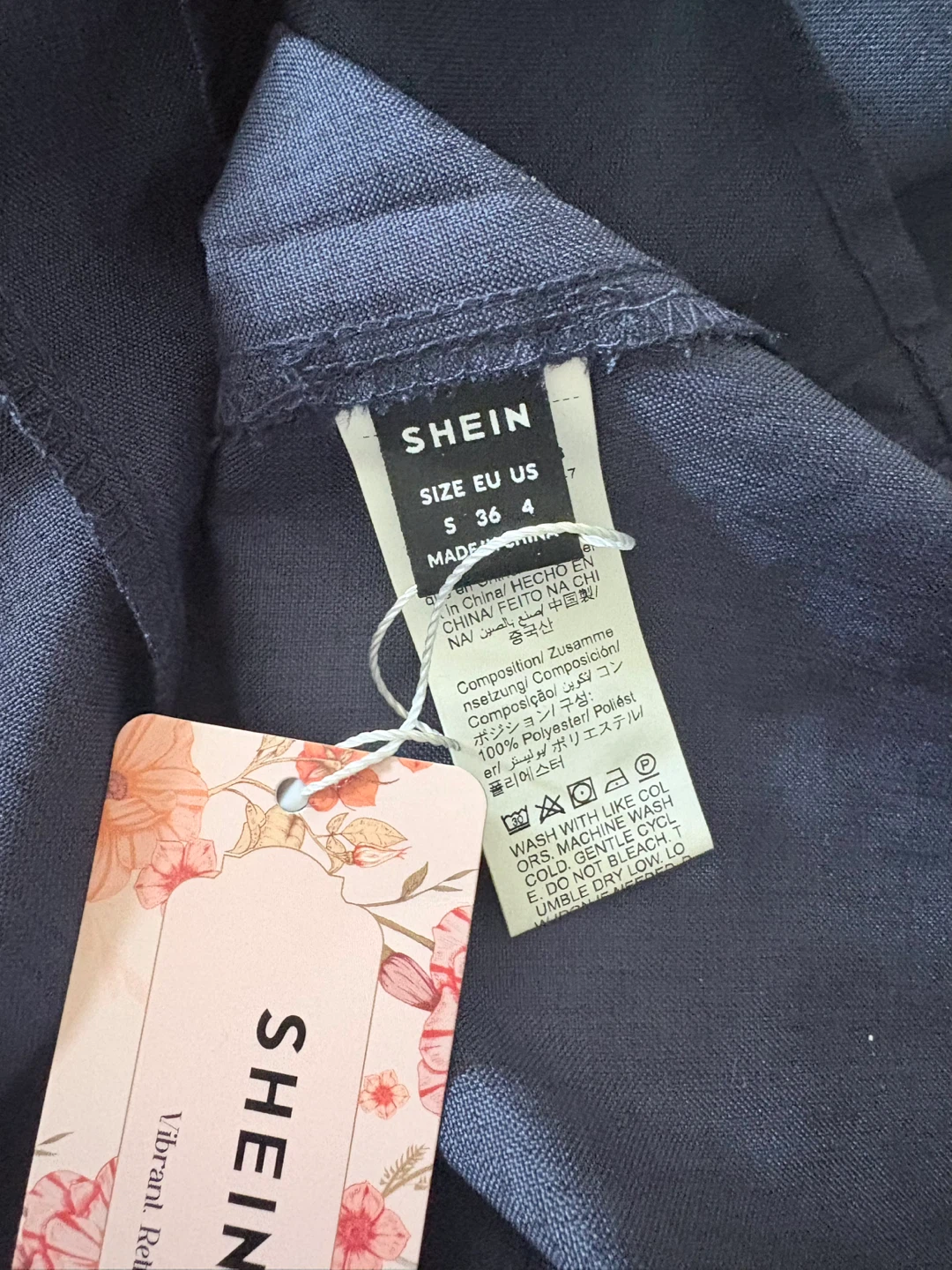 Denim effect casual Midi Dress (new ) - photo 4