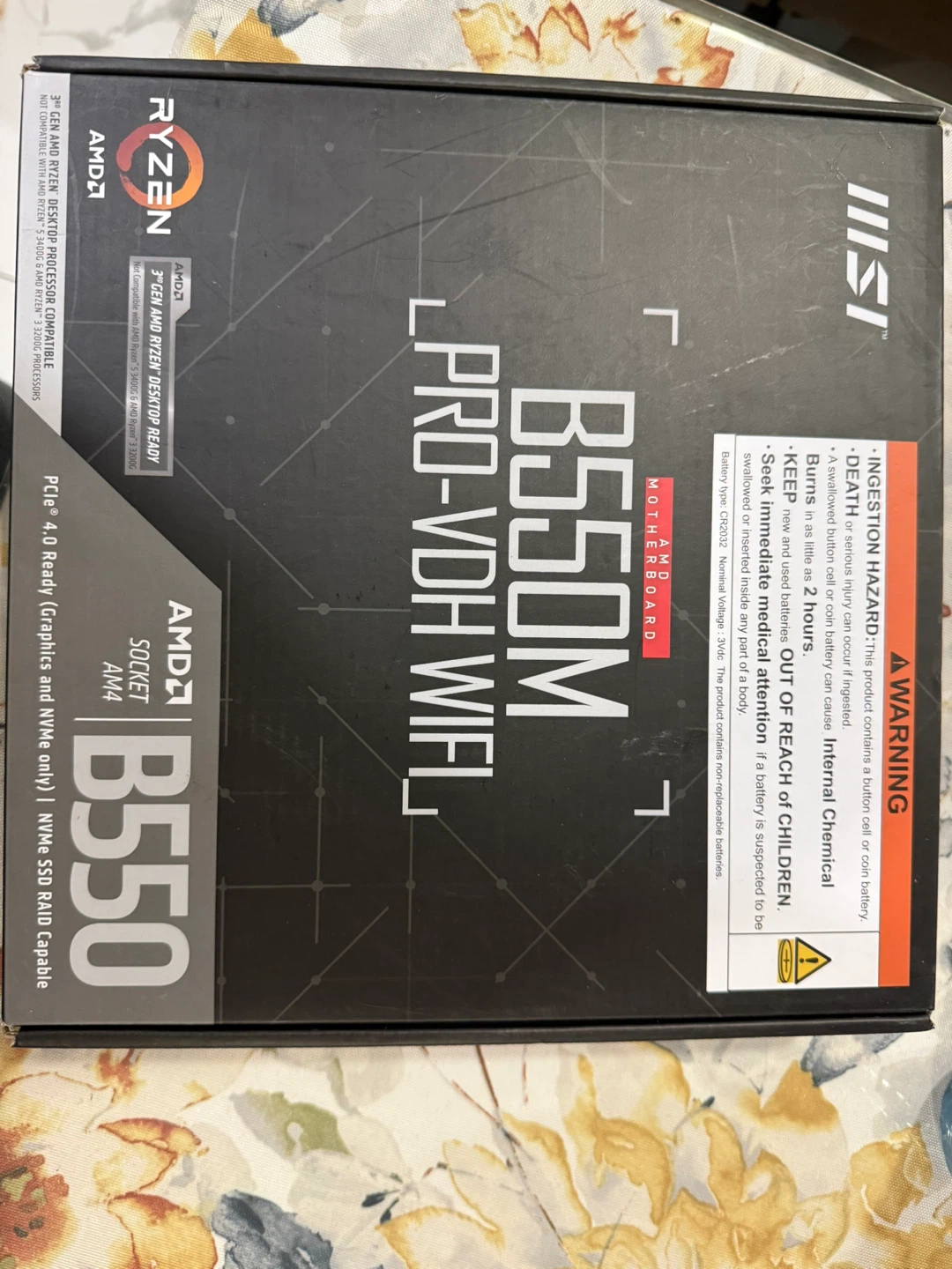 MSI B550M PRO-VDH WIFI Motherboard - photo 5