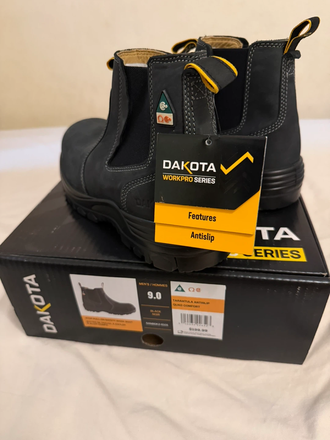 Brandnew Dakota Workpro Series  Pull-On Safety Work Boots