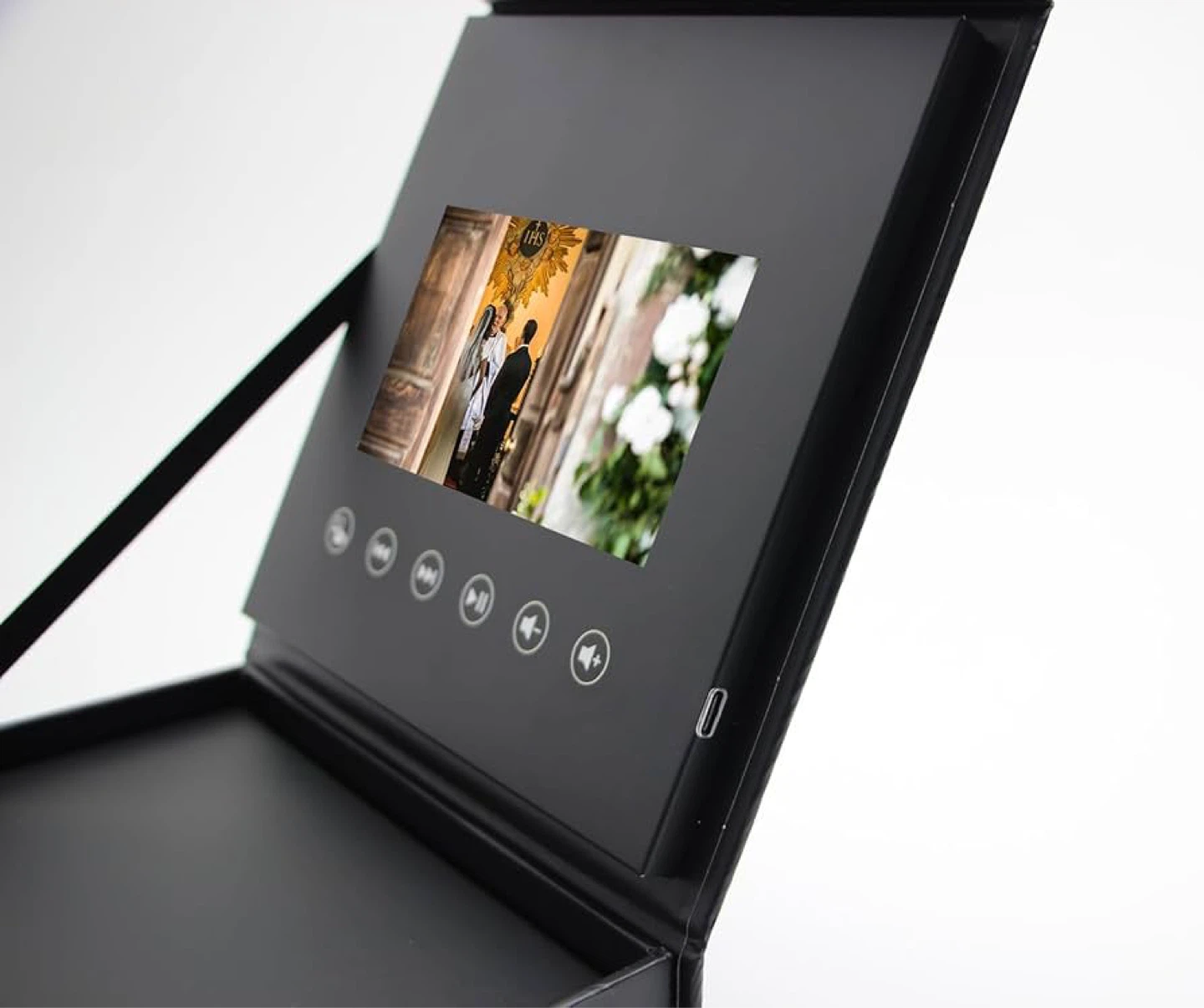 Black Video Greeting Card Box with Screen - photo 5