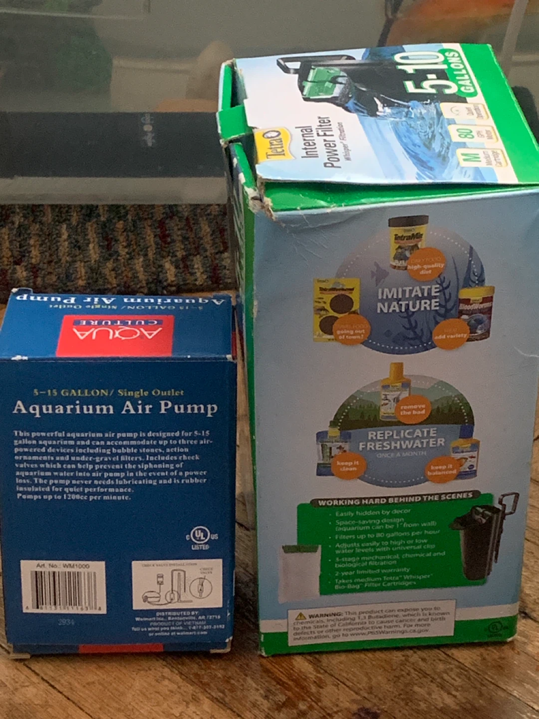 Tetra Internal Power Filter & Aqua Culture Air Pump - photo 2