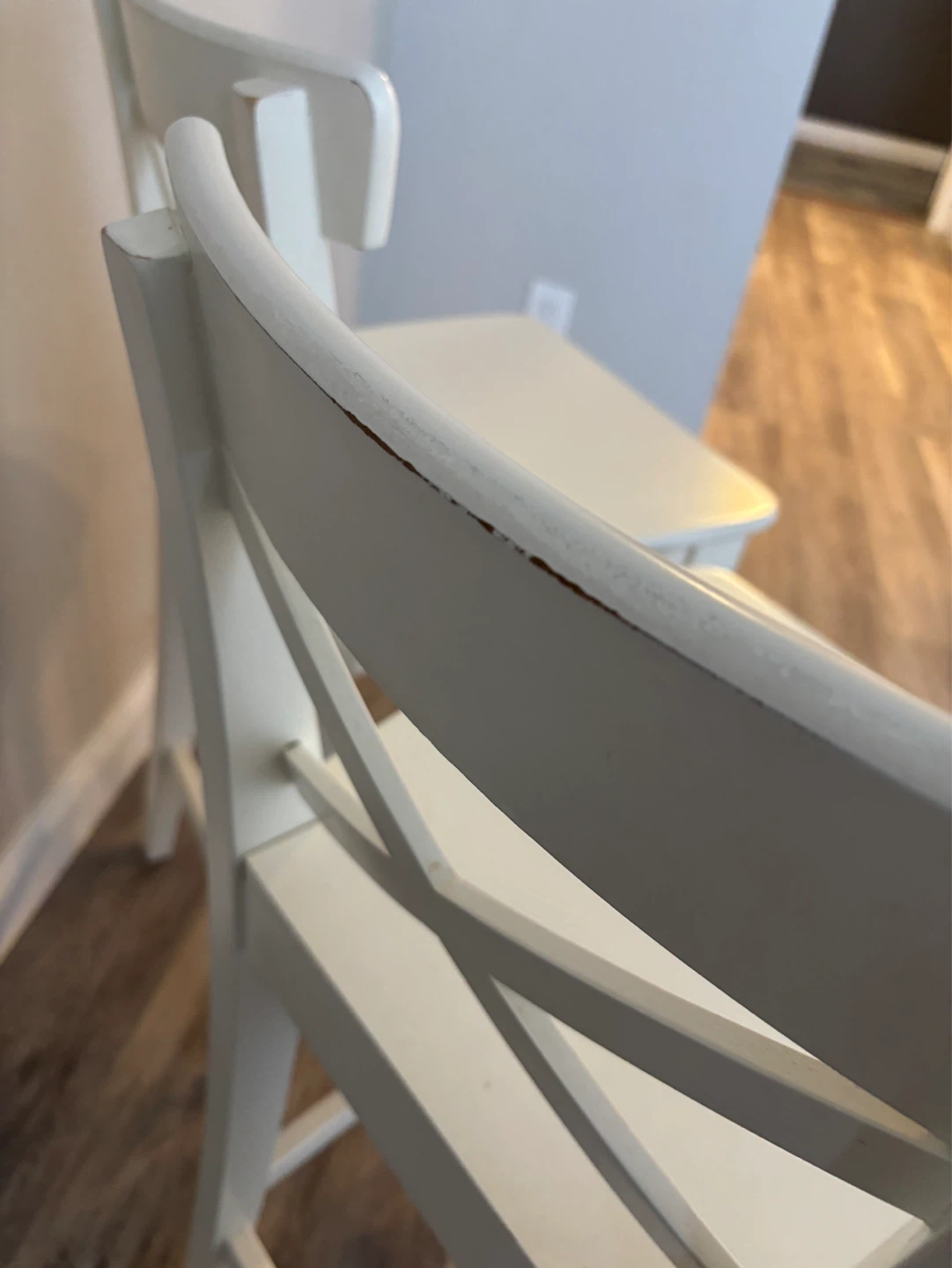 [Moving Sale] Set of 2 White IKEA Counter Stools - photo 5