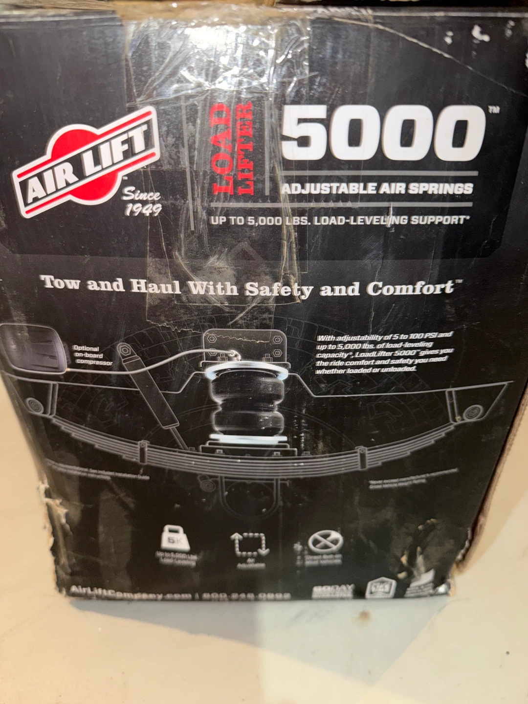 Air Lift 5000 Load Lifter Adjustable Air Springs - photo 2