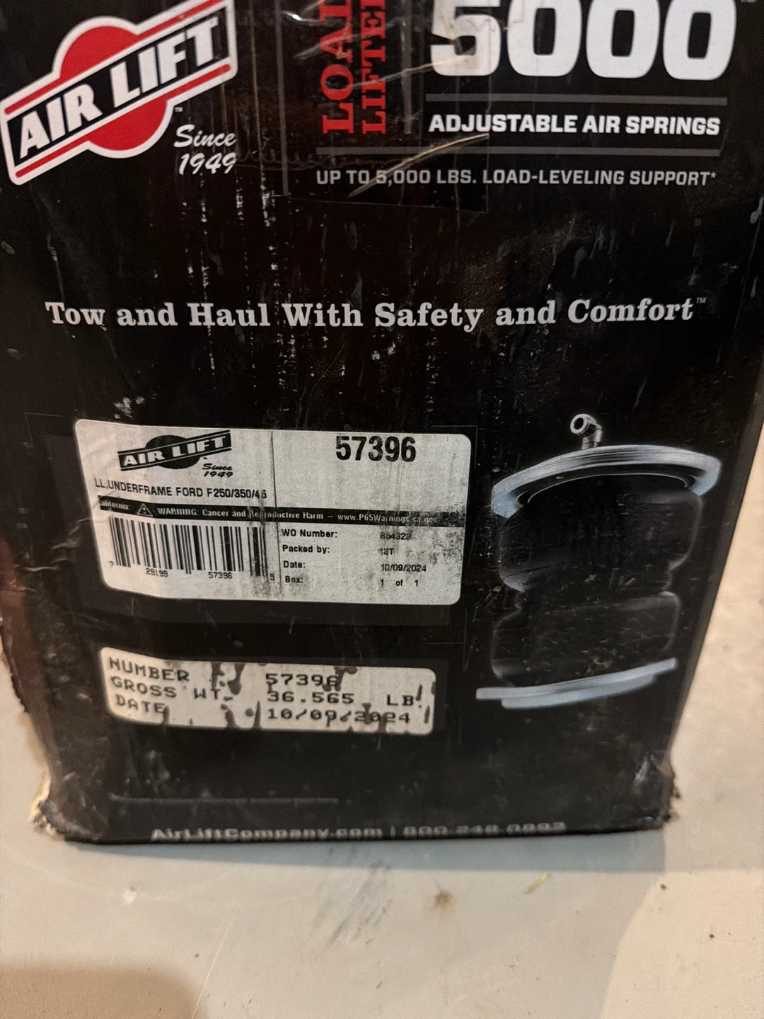 Air Lift 5000 Load Lifter Adjustable Air Springs - photo 4
