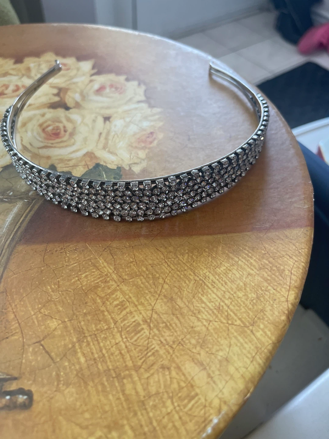 Rhinestone bridal headpiece