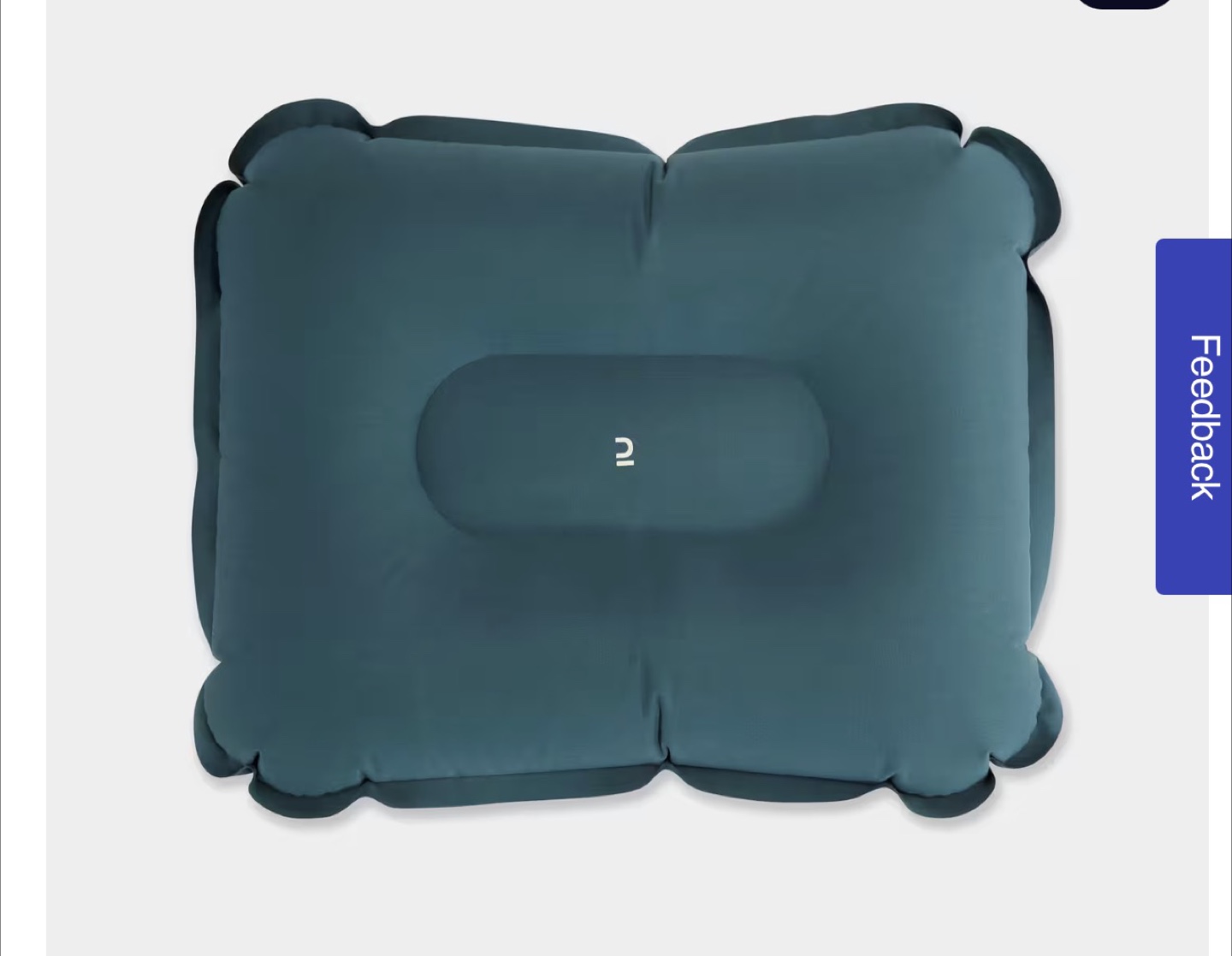 Air cushion inflatable pillow