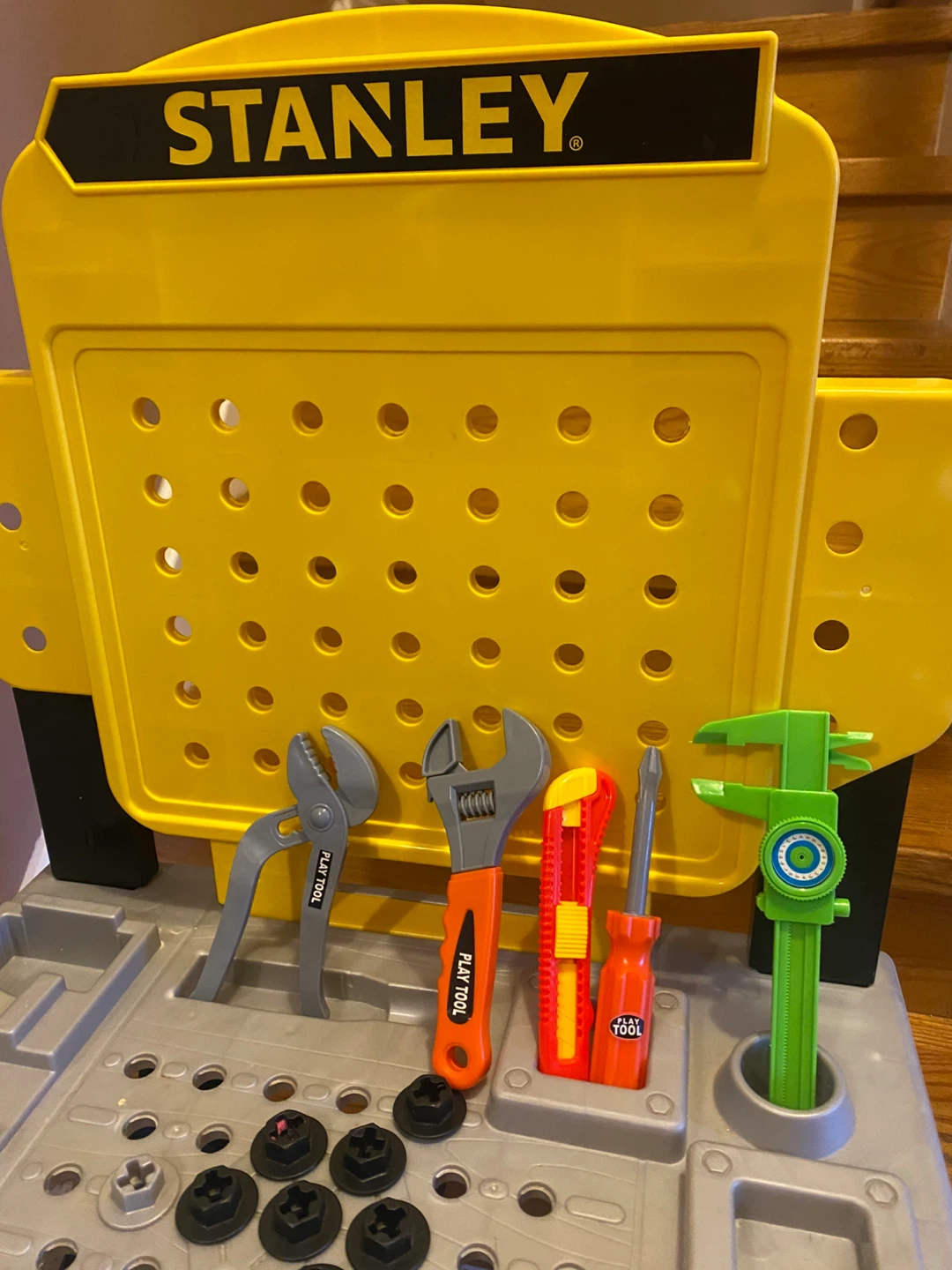 Kids work bench with tools - photo 2