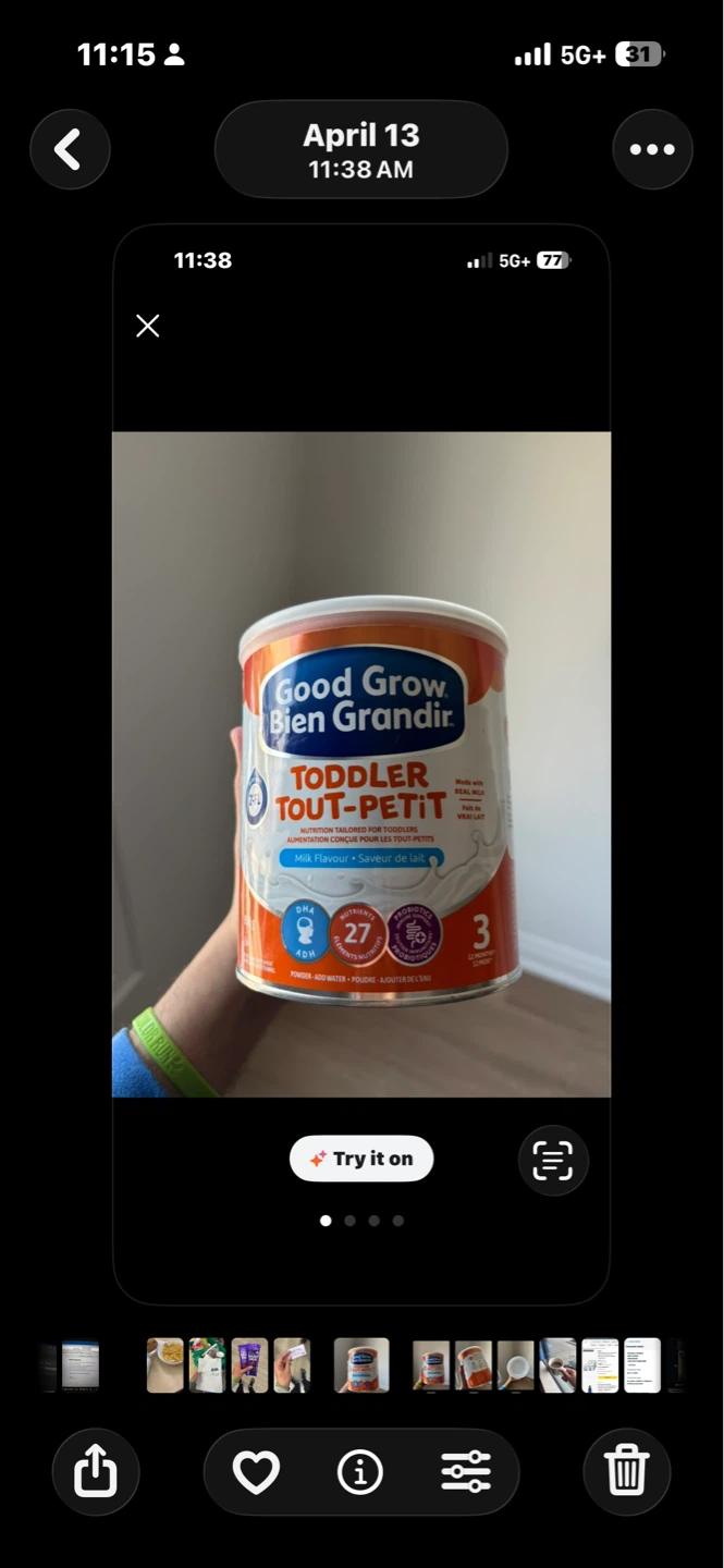 Good Grow Bien Grandir Toddler Tout-Petit Milk Flavour 850g - photo 2