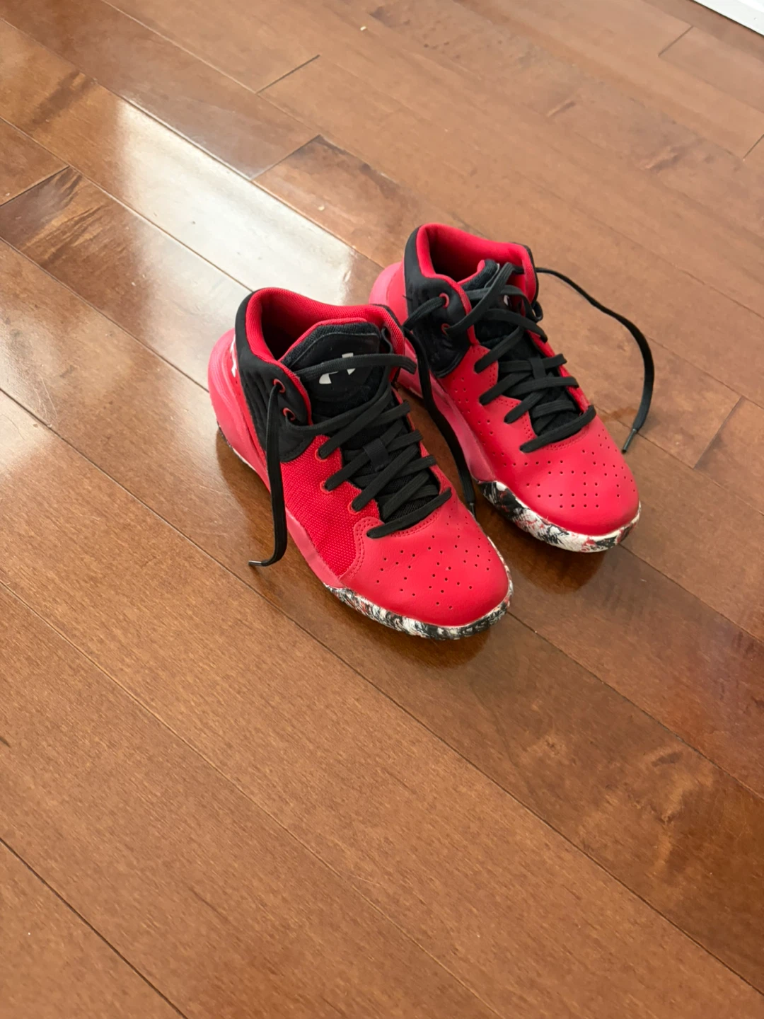Under Armour Red Basketball Shoes