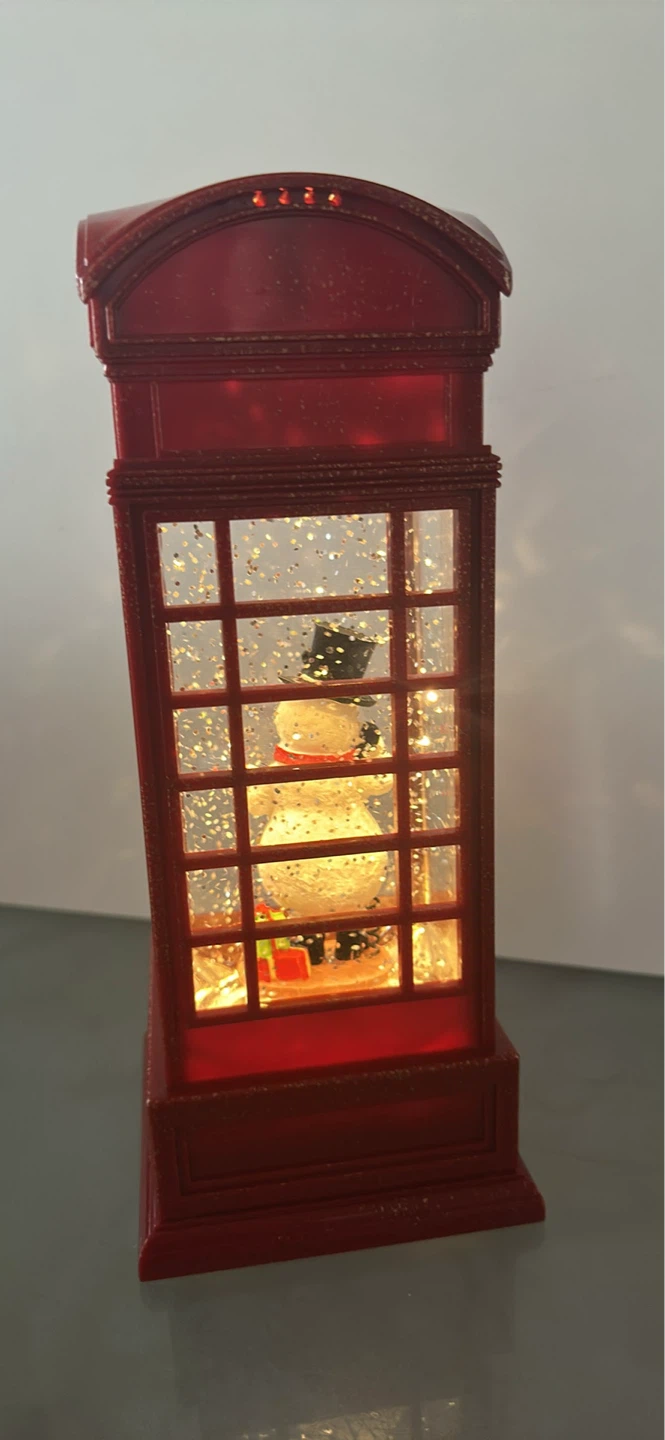 Snowman Holiday Snow Globe Lantern - photo 4