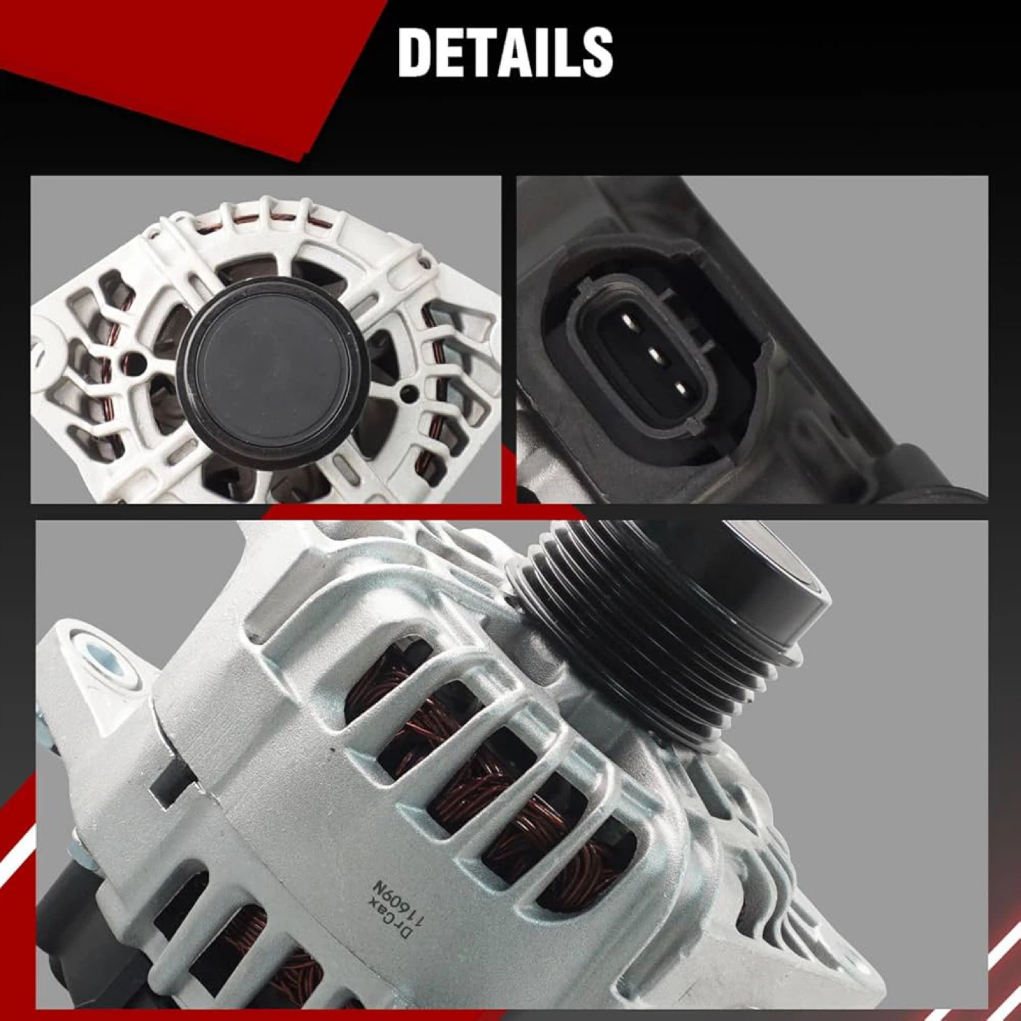 Hyundai and Kia Alternator DrCax 11690N - photo 2