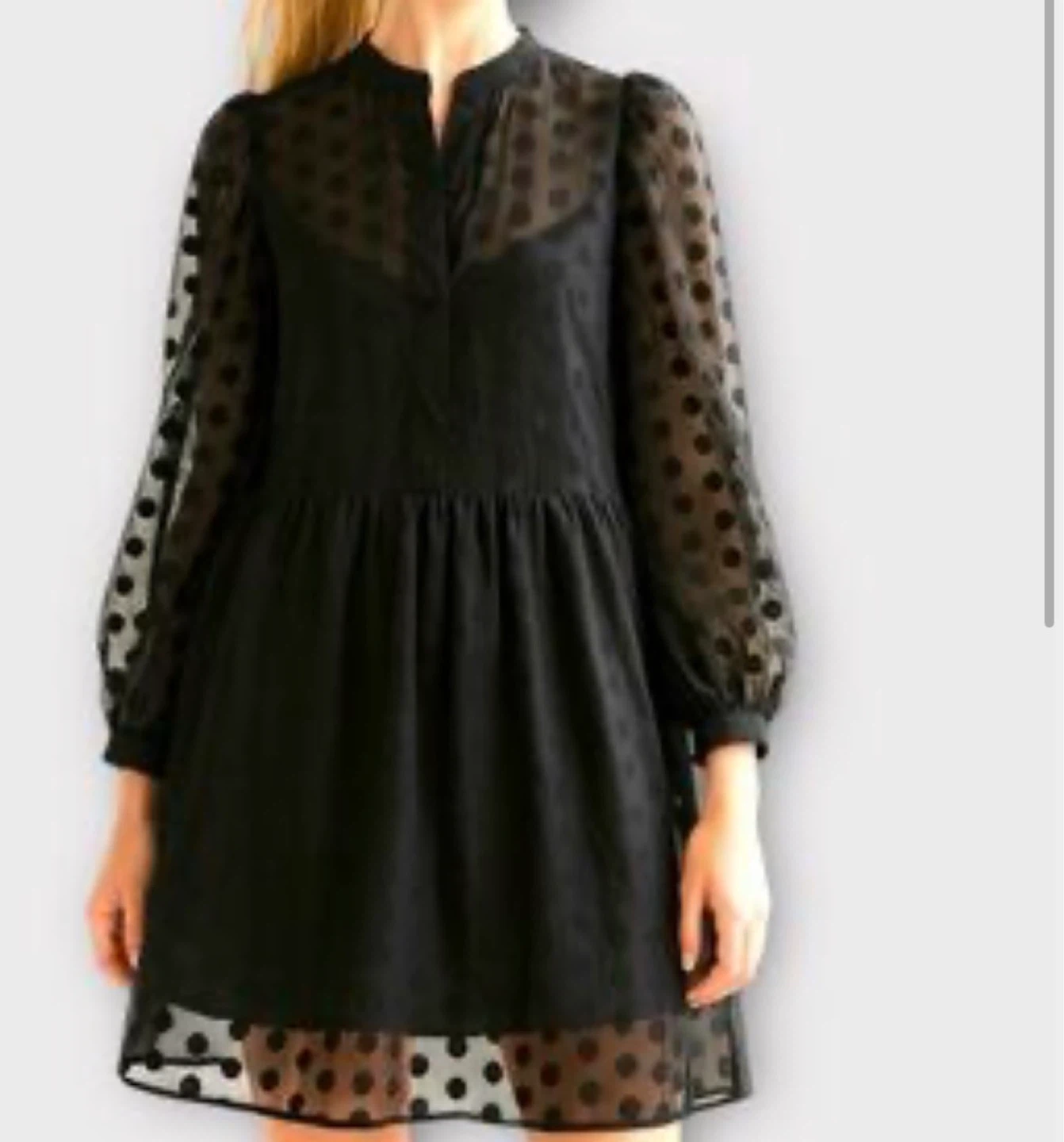H&M sheer polka dot dress ‼️last price ‼️
