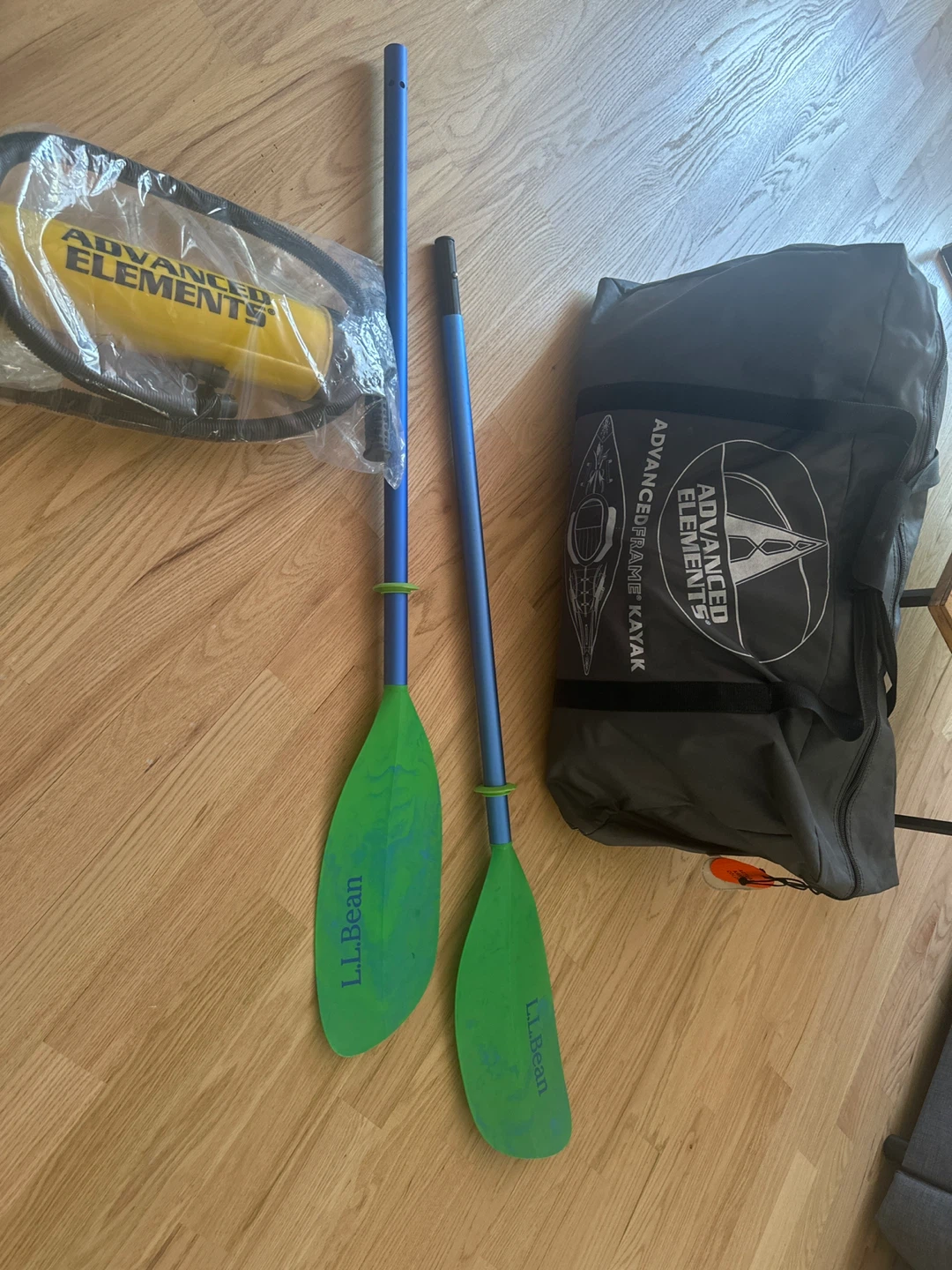 Advanced Elements Inflatable Kayak with Paddles and Pump