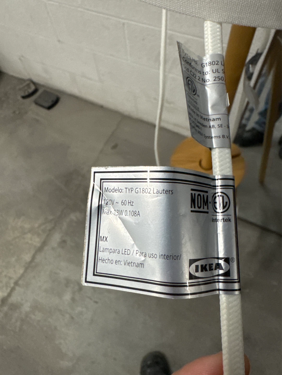 IKEA Lauters Floor Lamp - photo 2