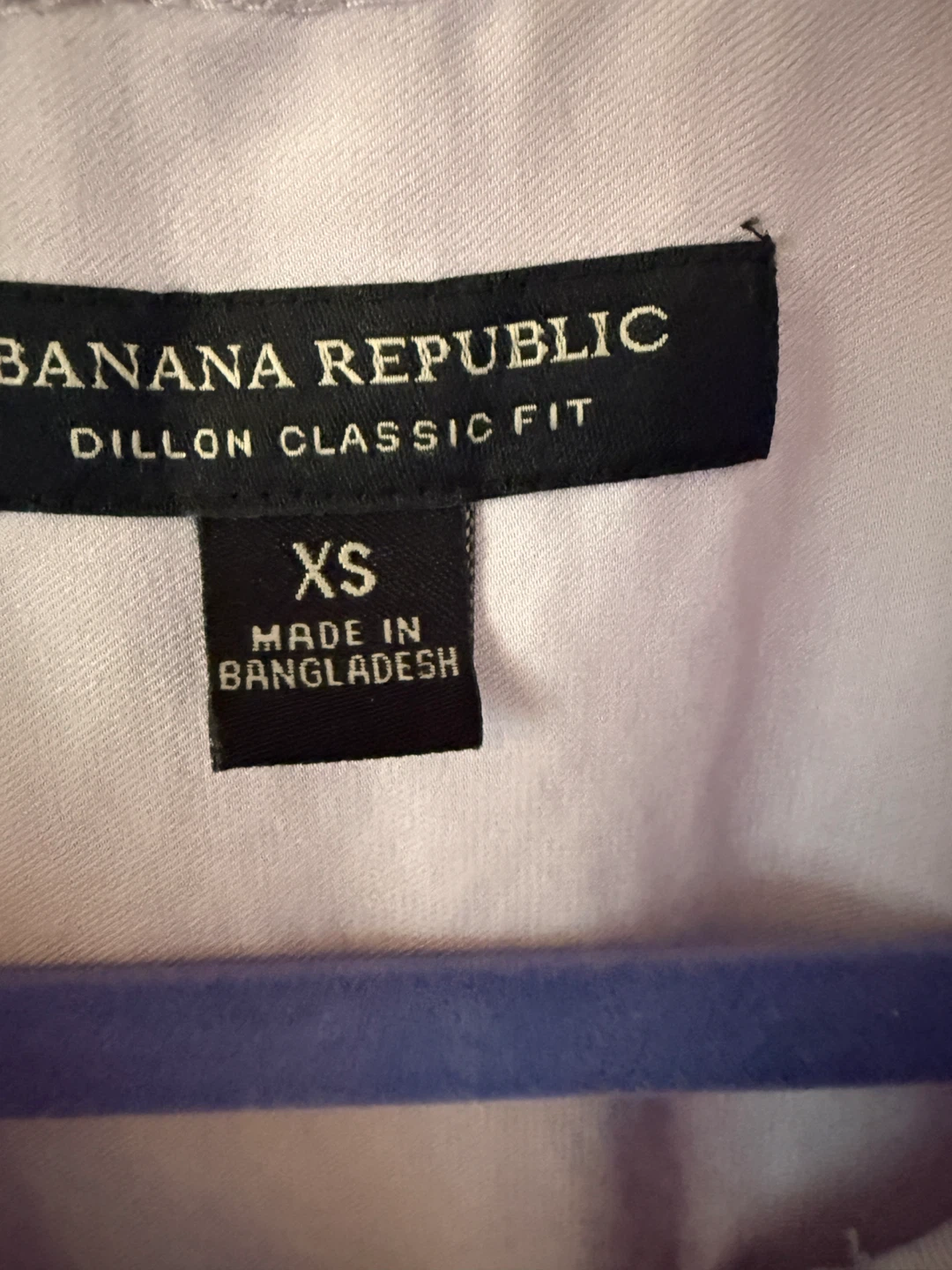 Banana Republic Dillon Classic Fit Purple Button-Up Shirt XS - photo 3