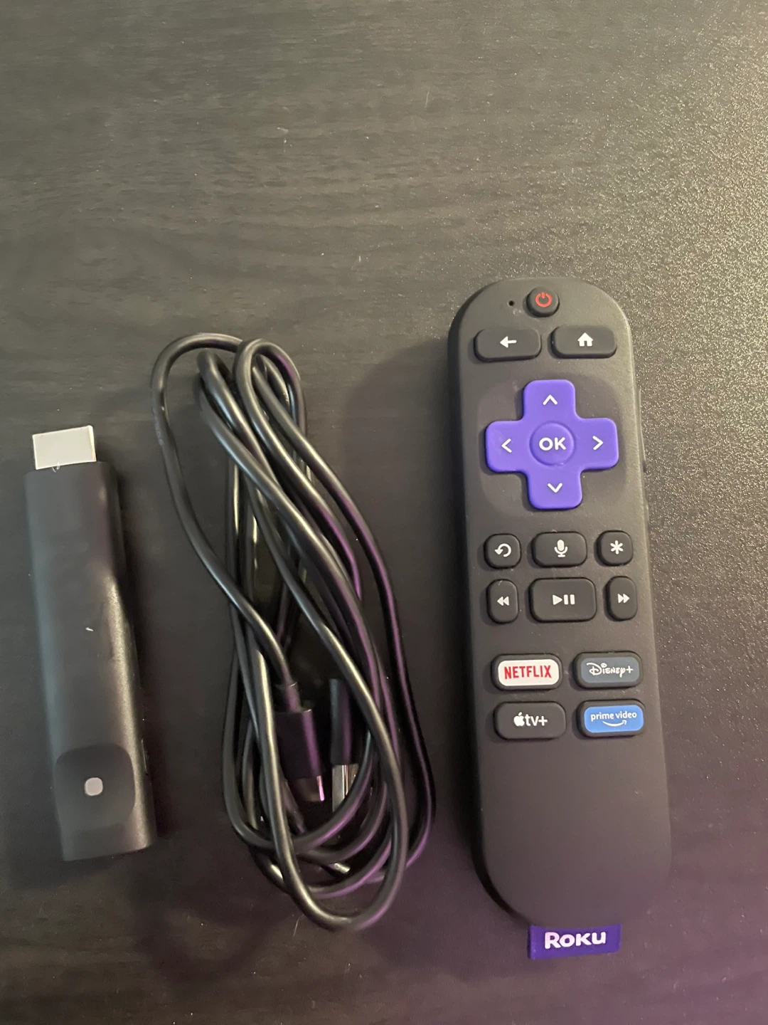 Black Roku Stick for pick up or drop off 🚗✅