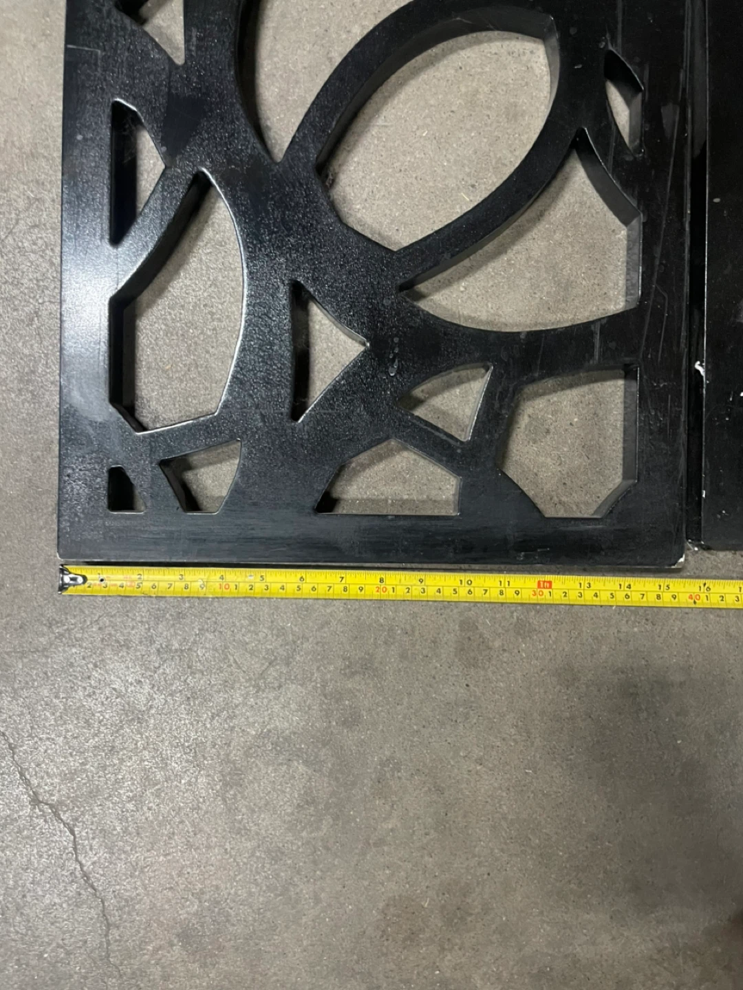 Decorative Screen Panels - Black Abstract Design - photo 3