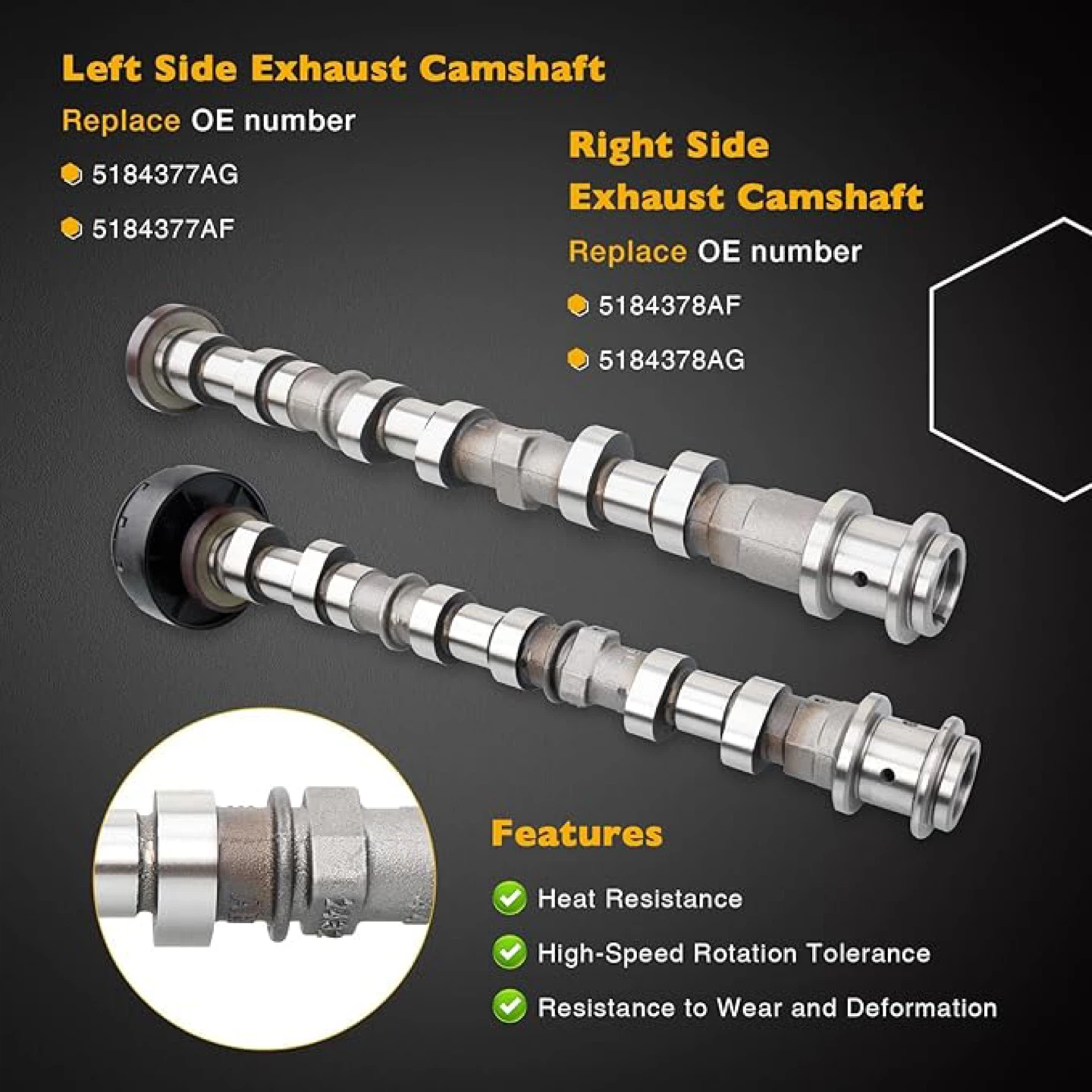 DODGE Camshaft Kit For 3.6L V6 - photo 2