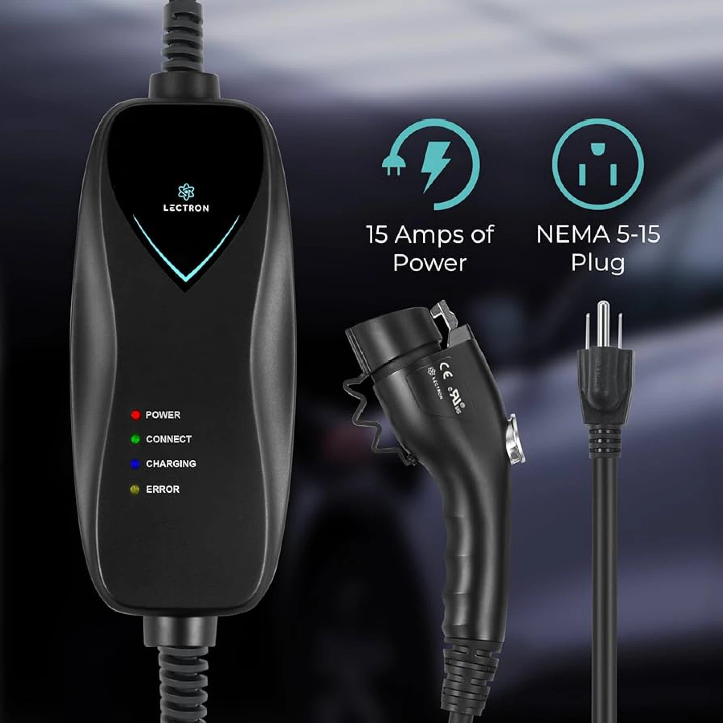 Lectron 15A Smart Portable EV Charger (WiFi) - photo 3