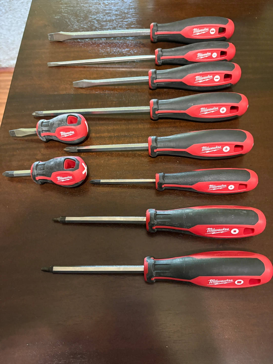 Milwaukee 10pc screwdriver set / New
