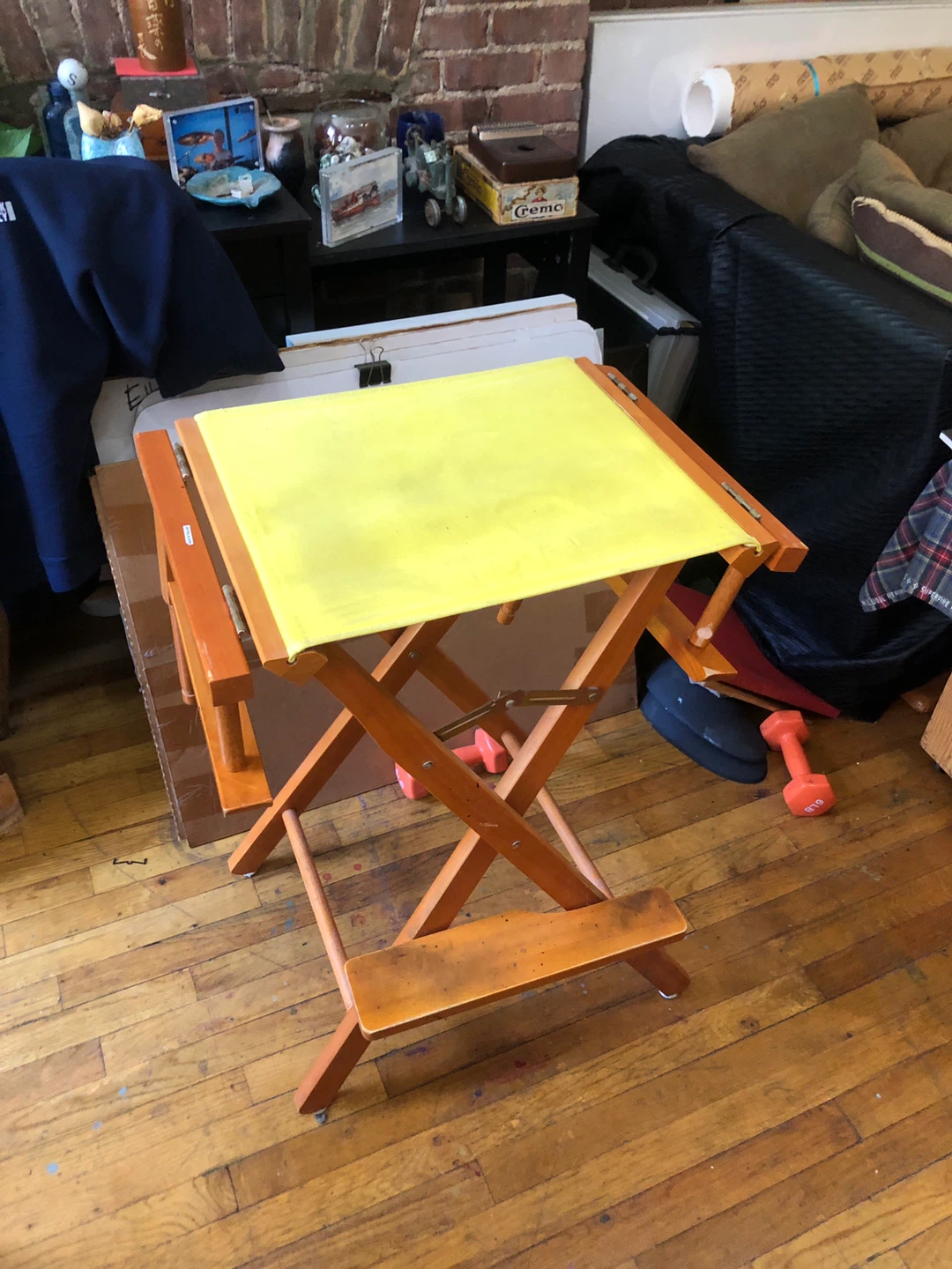 Yellow Fabric Director's Chair - photo 3