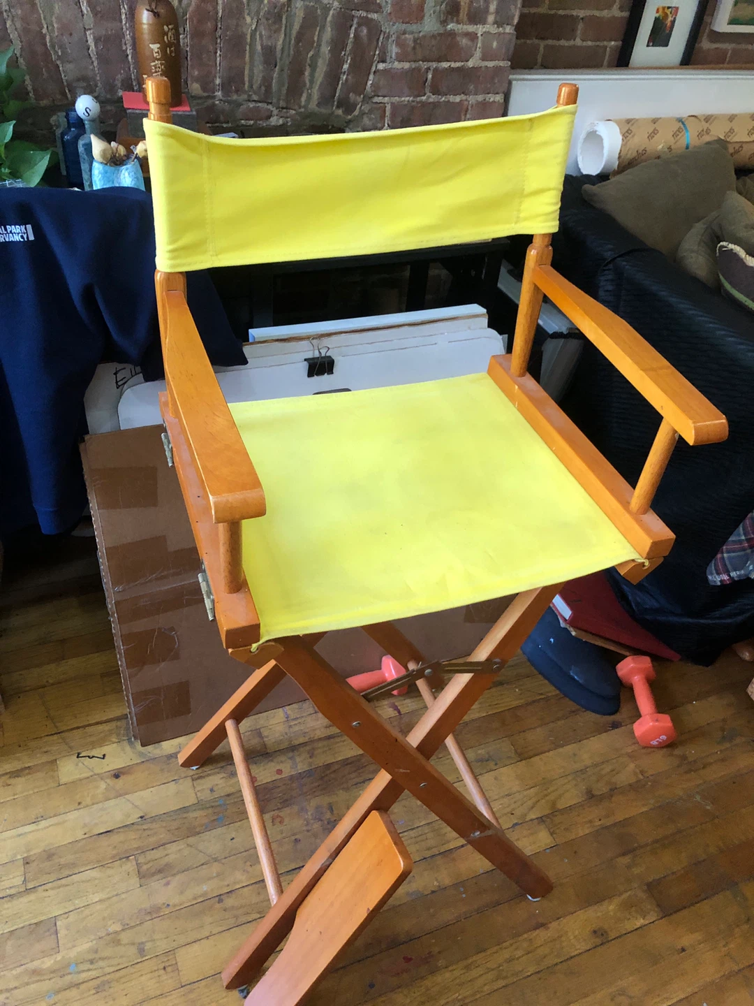 Yellow Fabric Director's Chair - photo 4