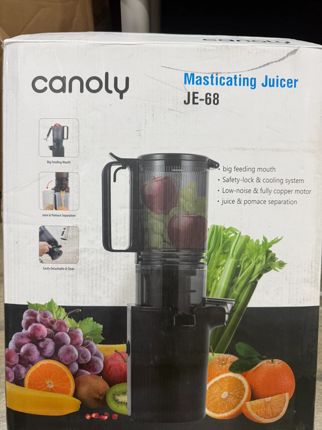 Canoly JE-68 Masticating Juicer - photo 3
