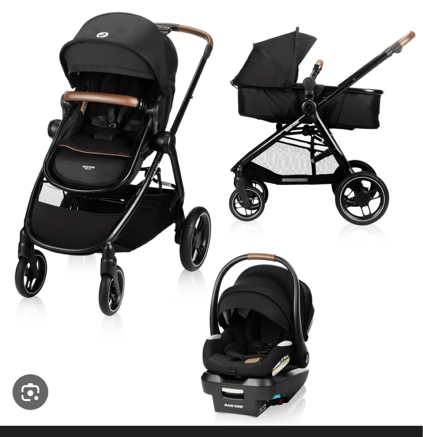 Maxi-Cosi Zelda Max Travel System Stroller & Infant Car Seat
