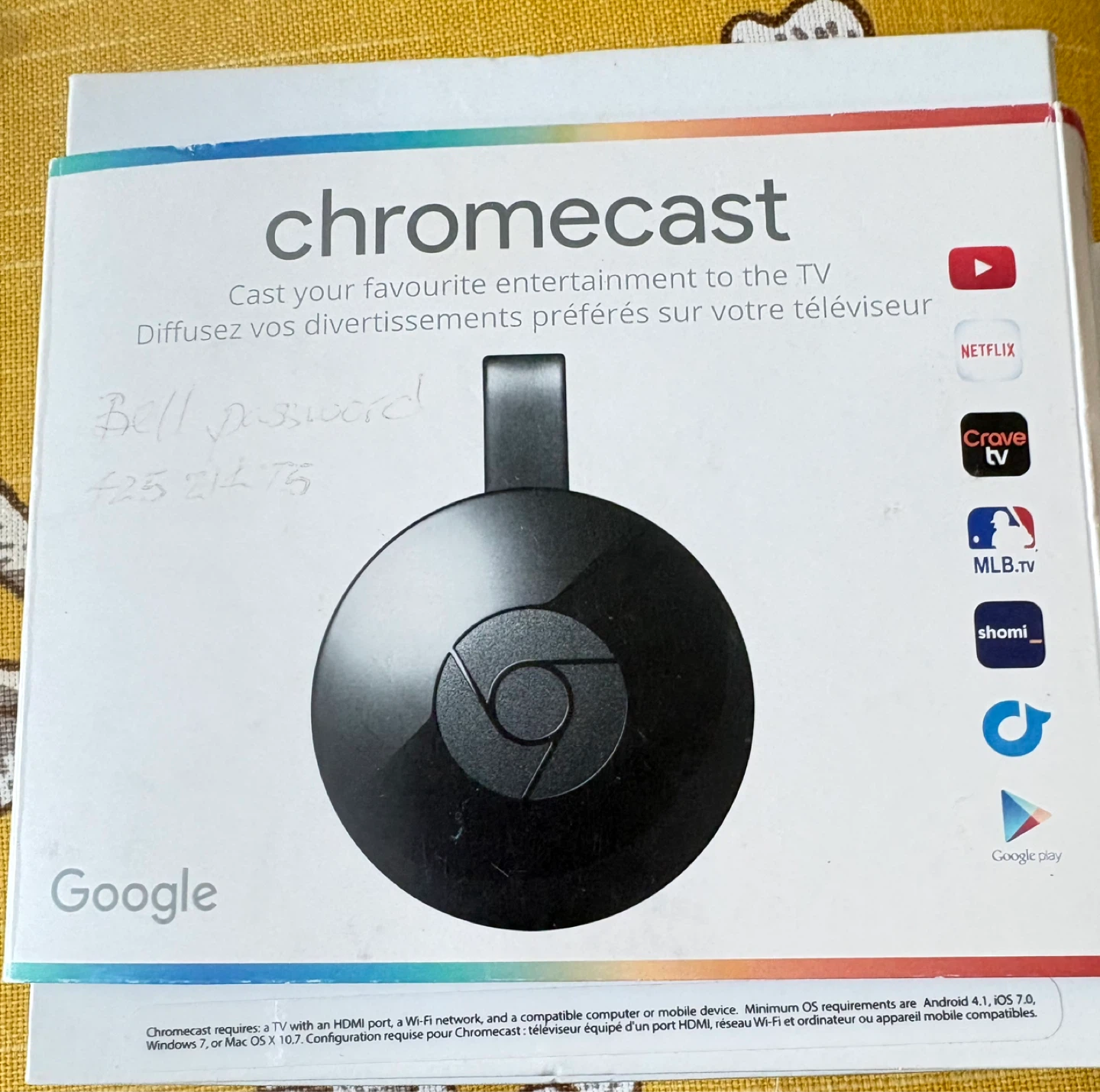 NWOT Google Chromecast Media Streamer