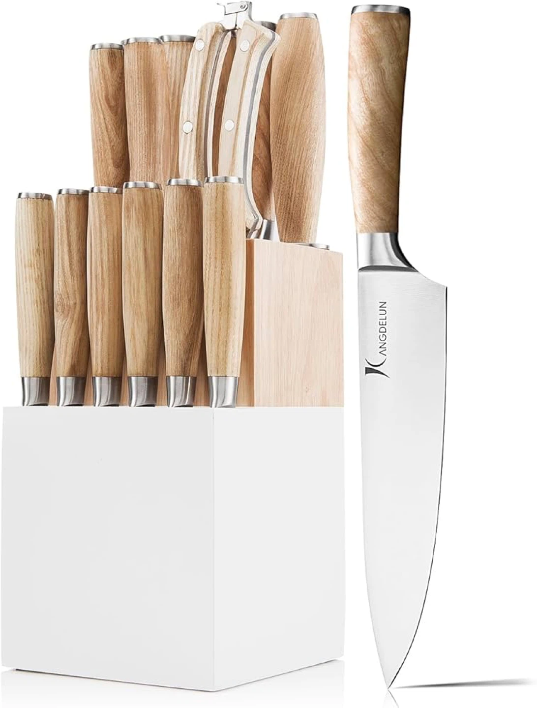 15-Piece Knife Set with Wood Block