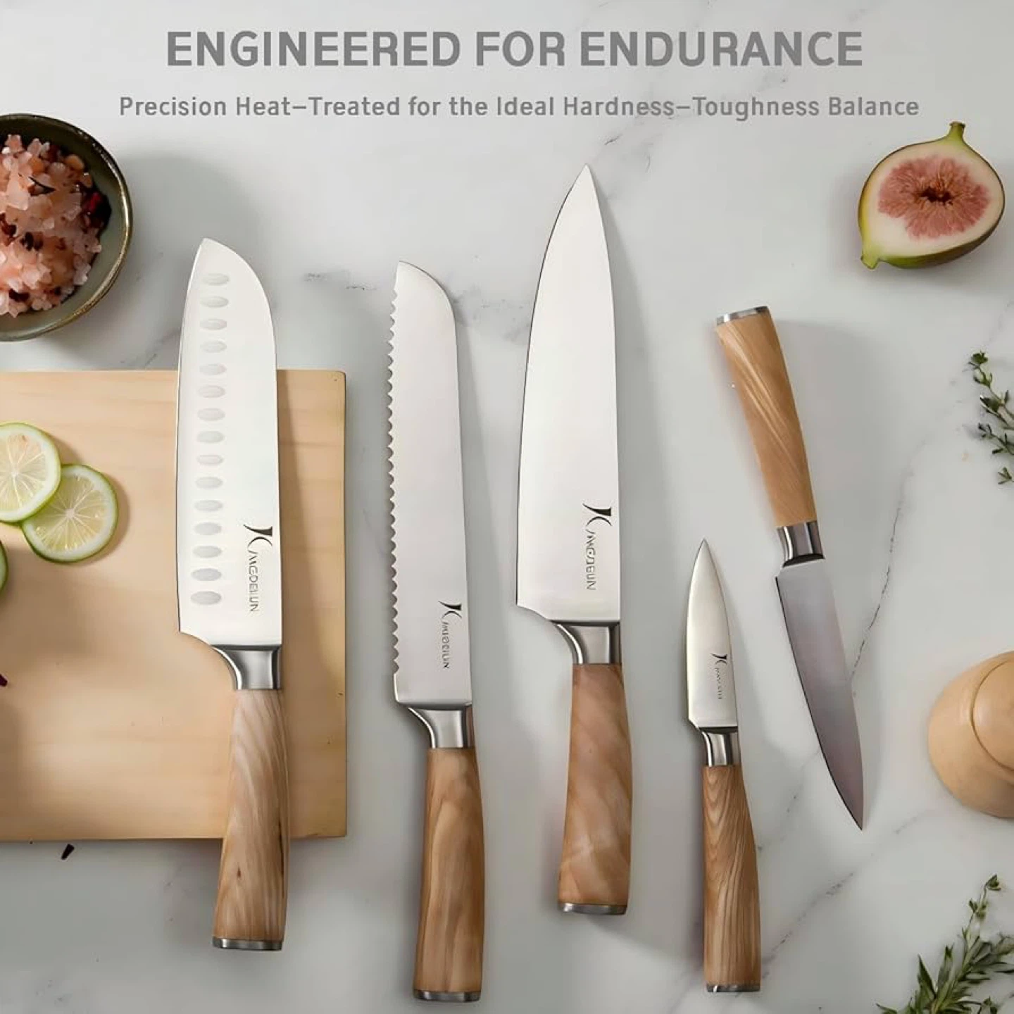 15-Piece Knife Set with Wood Block - photo 3