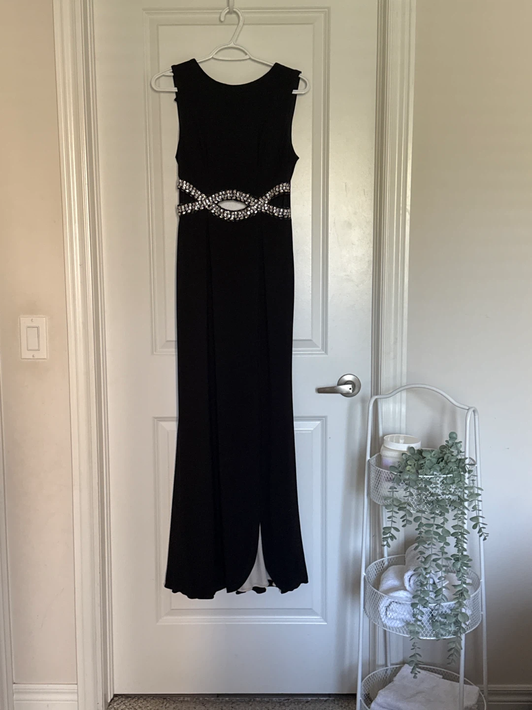B. Darlin Black Embellished Maxi Dress