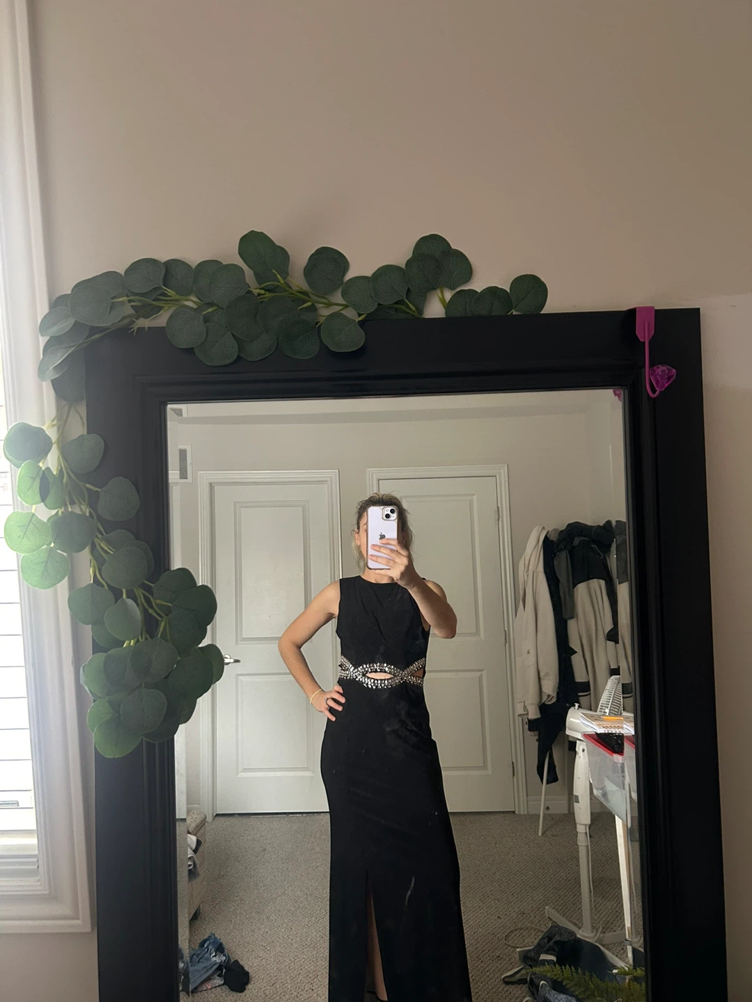 B. Darlin Black Embellished Maxi Dress - photo 4