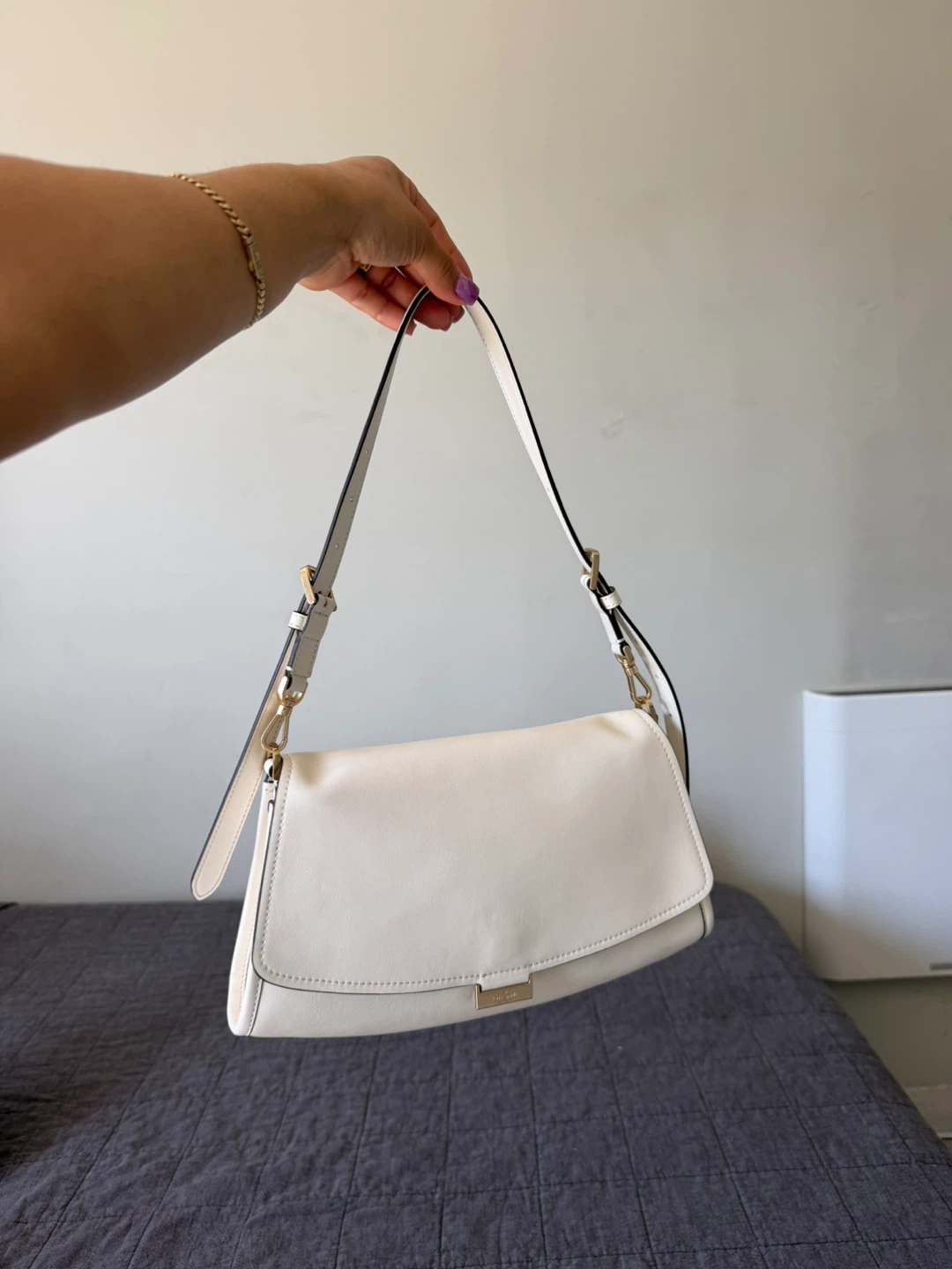 Kate Spade White Leather Shoulder Bag - photo 2