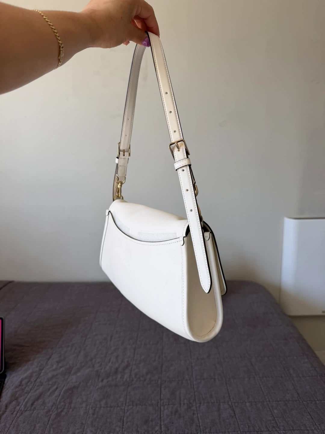 Kate Spade White Leather Shoulder Bag - photo 3