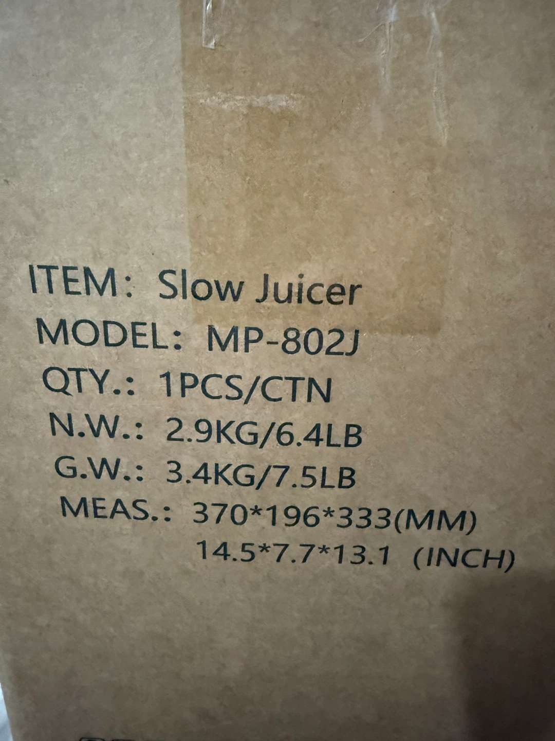 Celiberry MP-802J Slow Juicer - photo 4