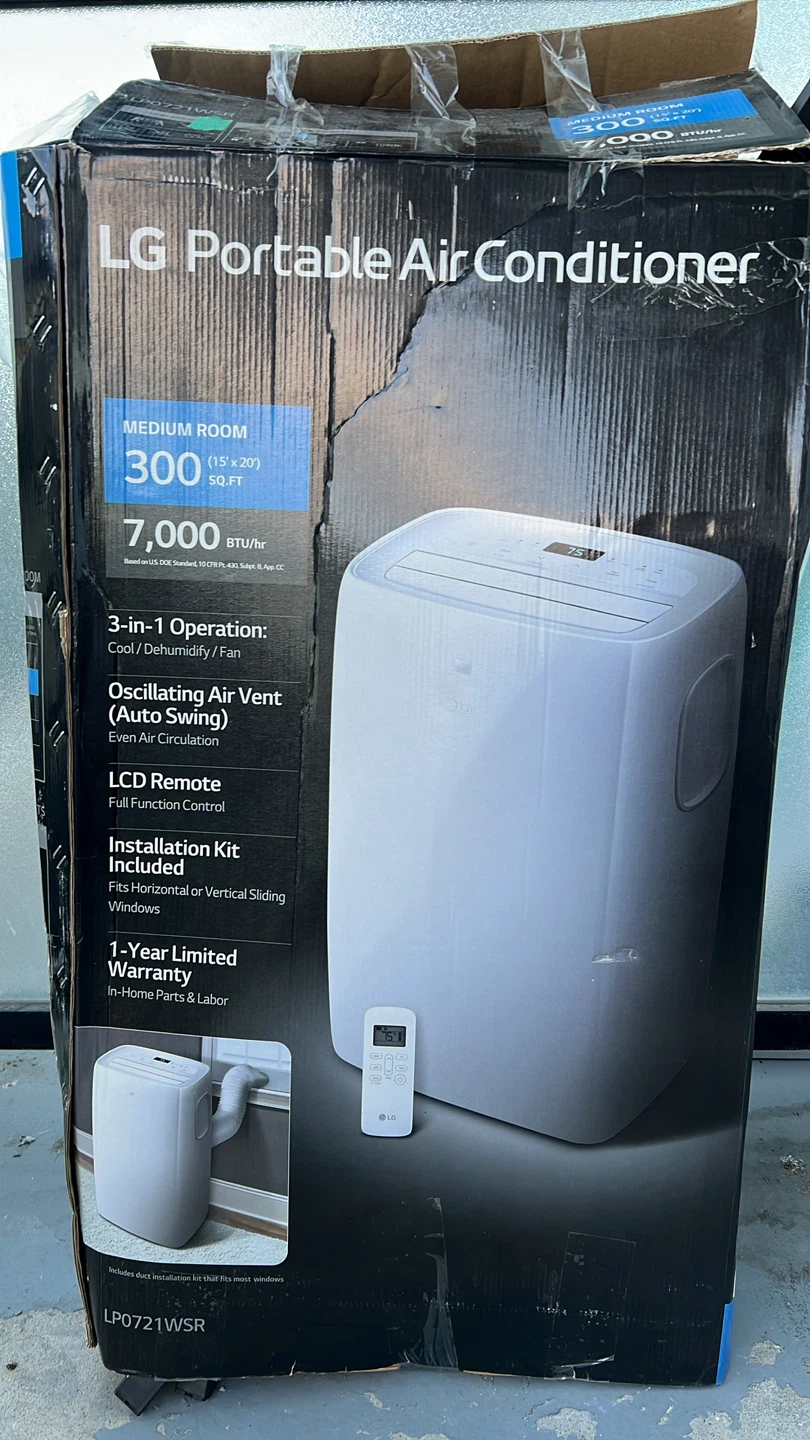 LG Portable Air Conditioner with Remote and Hose - photo 4