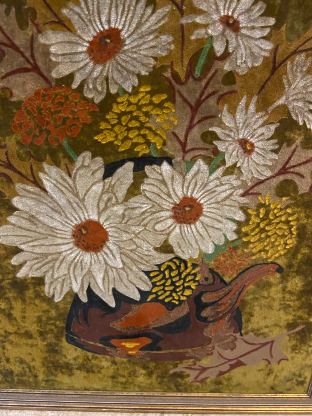 Framed Velvet Art "Floral Bouquet" - photo 5