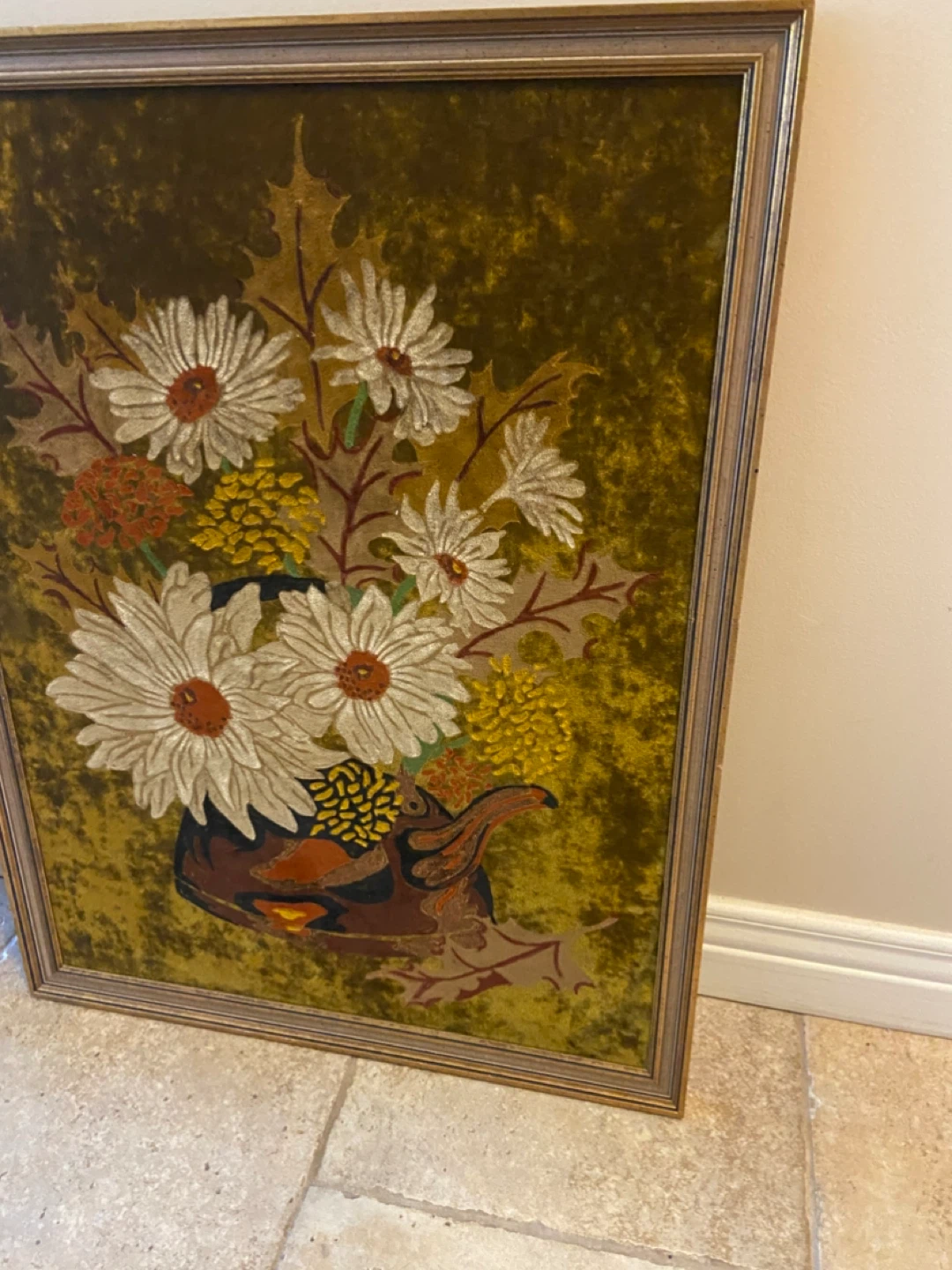 Framed Velvet Art "Floral Bouquet" - photo 4