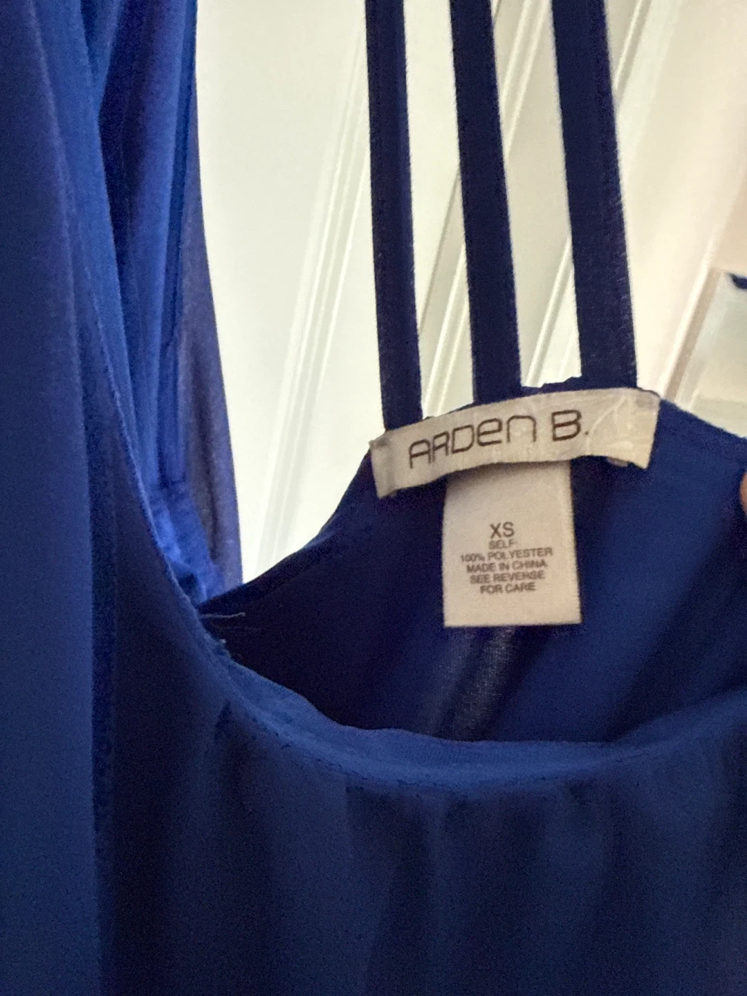 Arden B. Royal Blue Halter Maxi Dress - photo 5