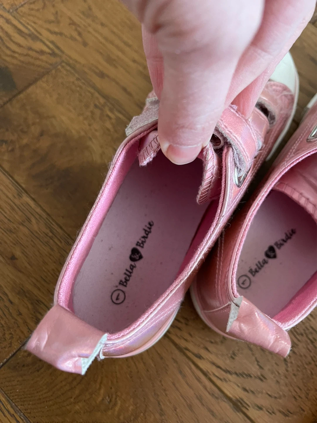 Bella Birdie Pink Shiny Toddler Shoes - Size 1 - photo 4