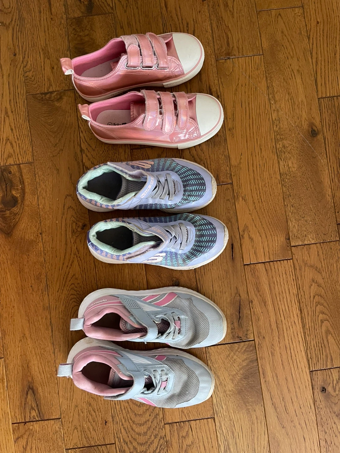 Bella Birdie Pink Shiny Toddler Shoes - Size 1