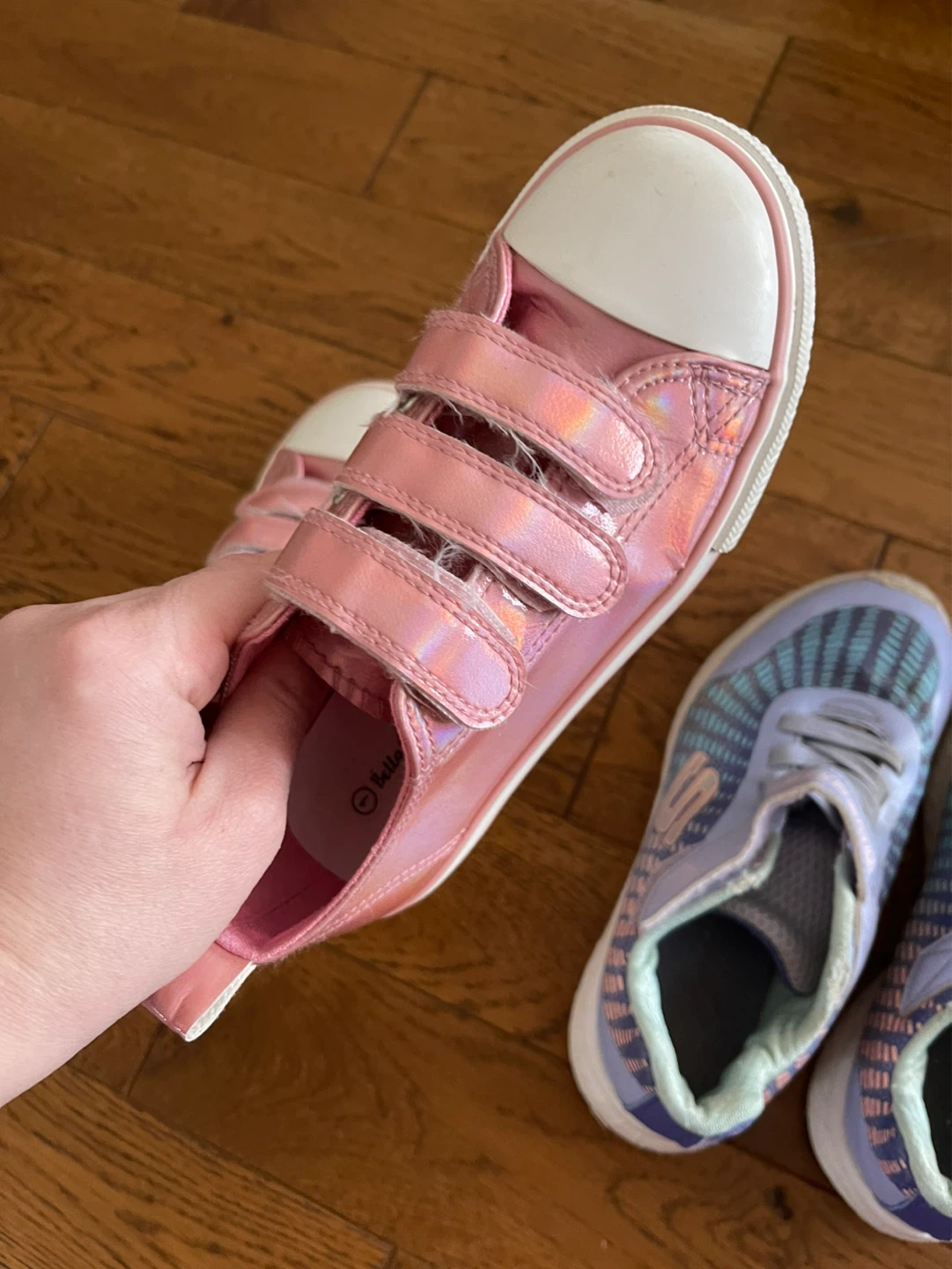 Bella Birdie Pink Shiny Toddler Shoes - Size 1 - photo 2
