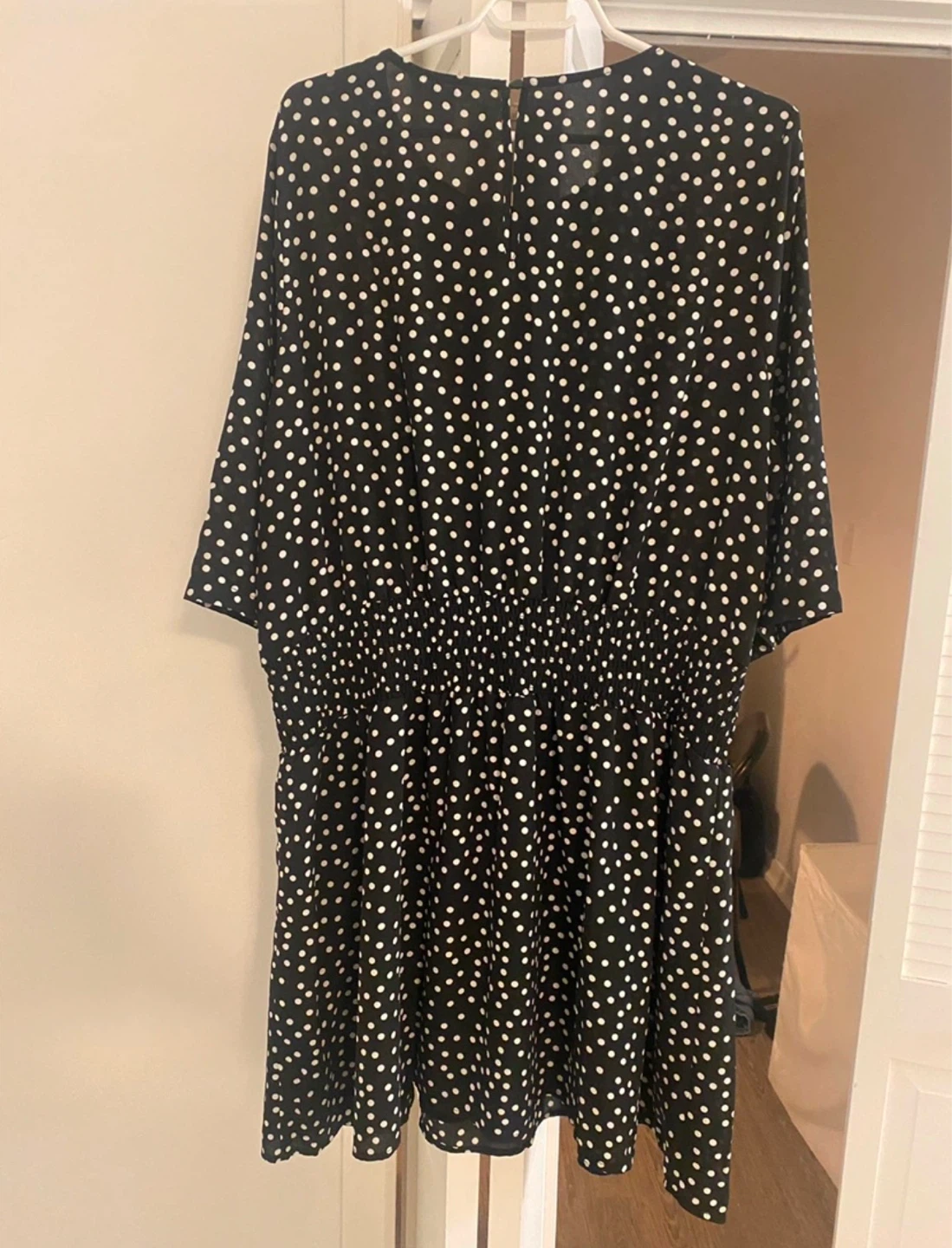 Joe Fresh Smocked Waist Polka Dot Dress Size 1X - photo 2