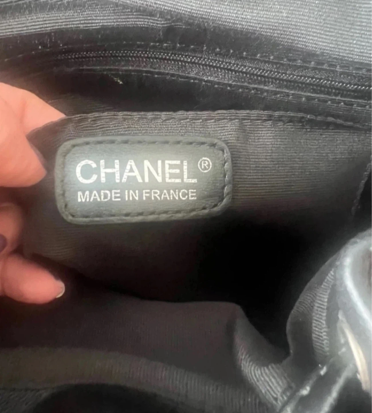 Black Quilted Leather Chanel Backpack - photo 4